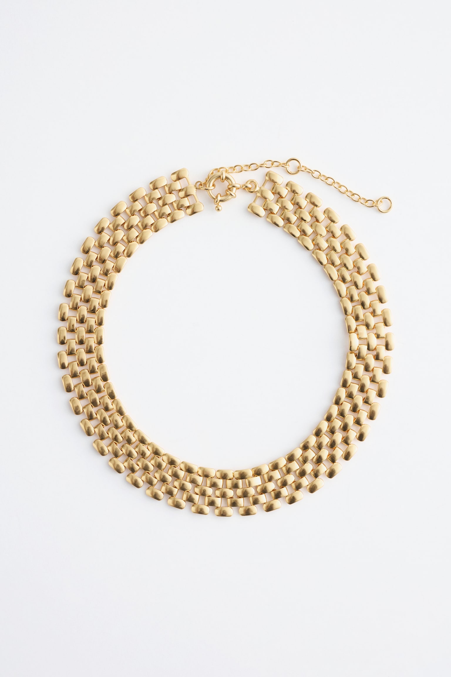 Chain Choker Necklace - Guld/Silver