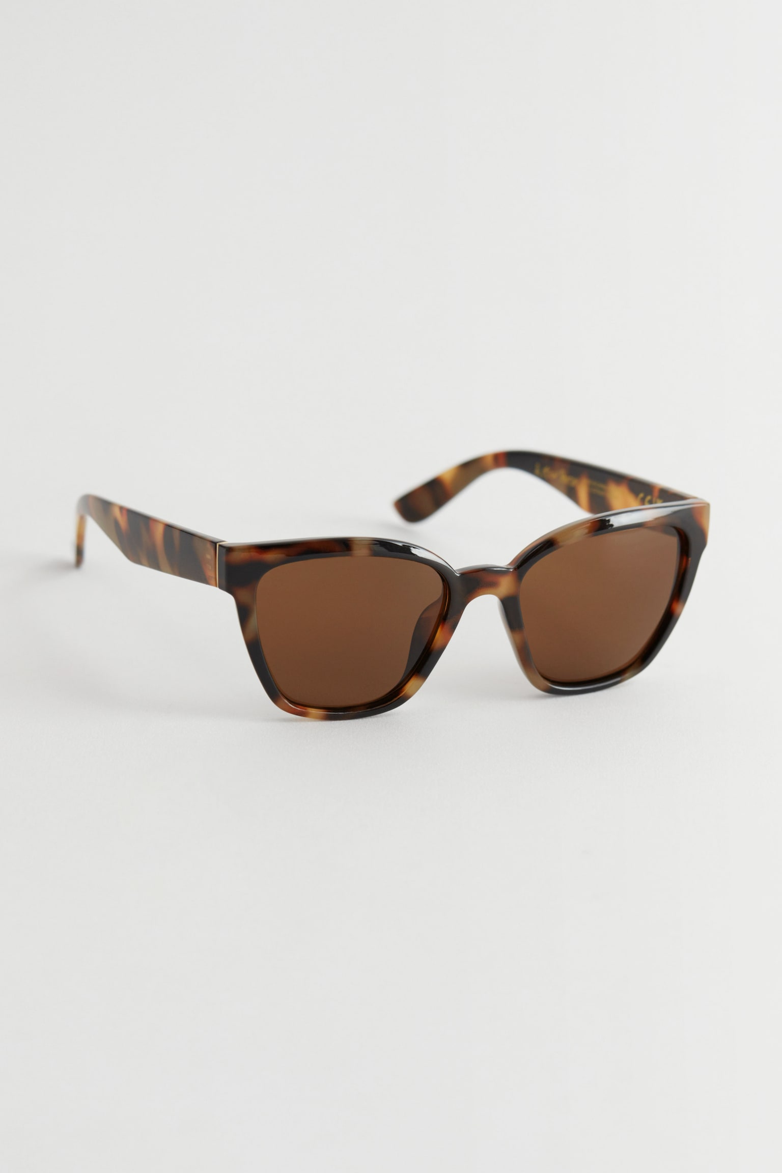 Cat Eye Sunglasses - Tortoise/Black - 1