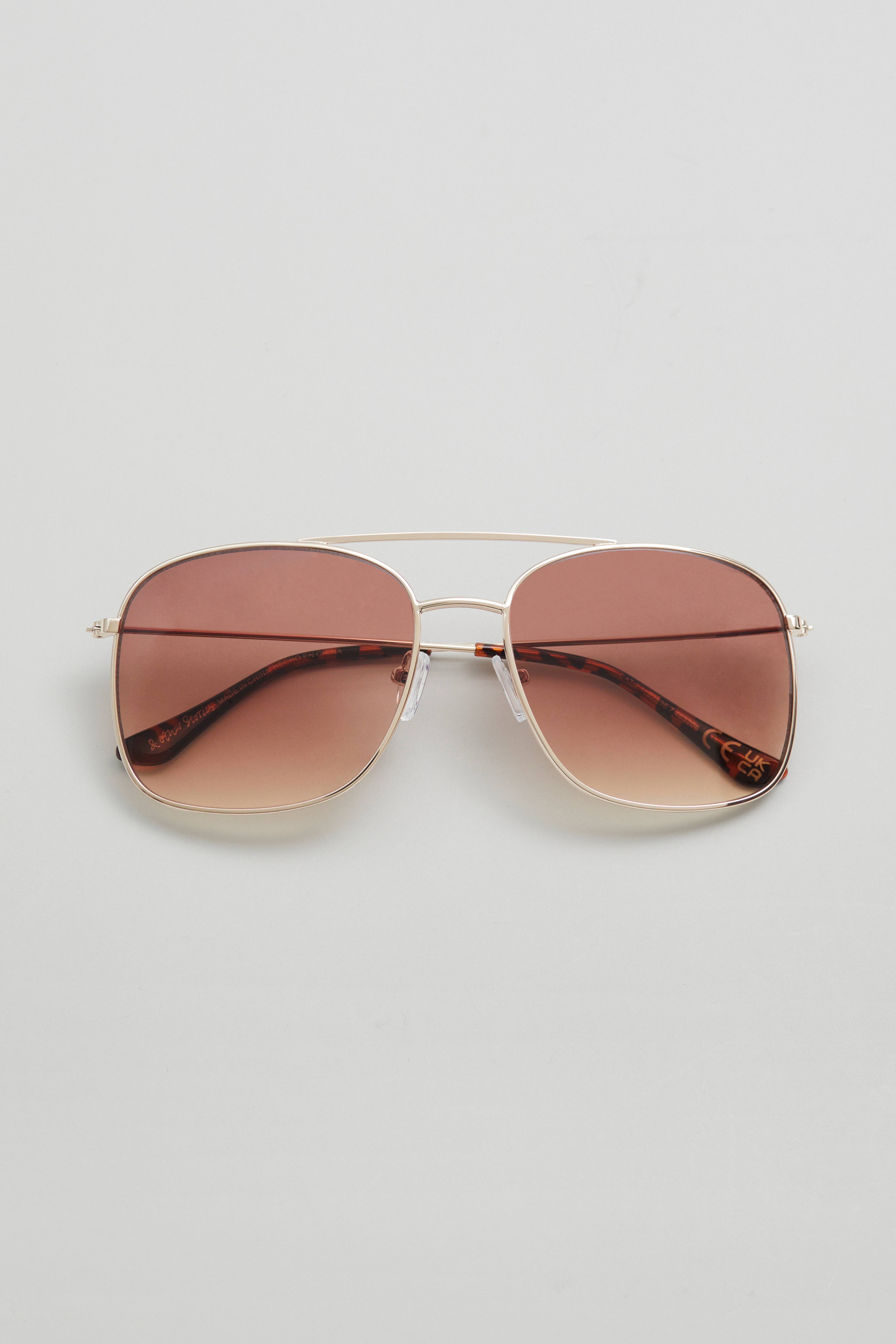 Lunette fashion de soleil aviateur femme