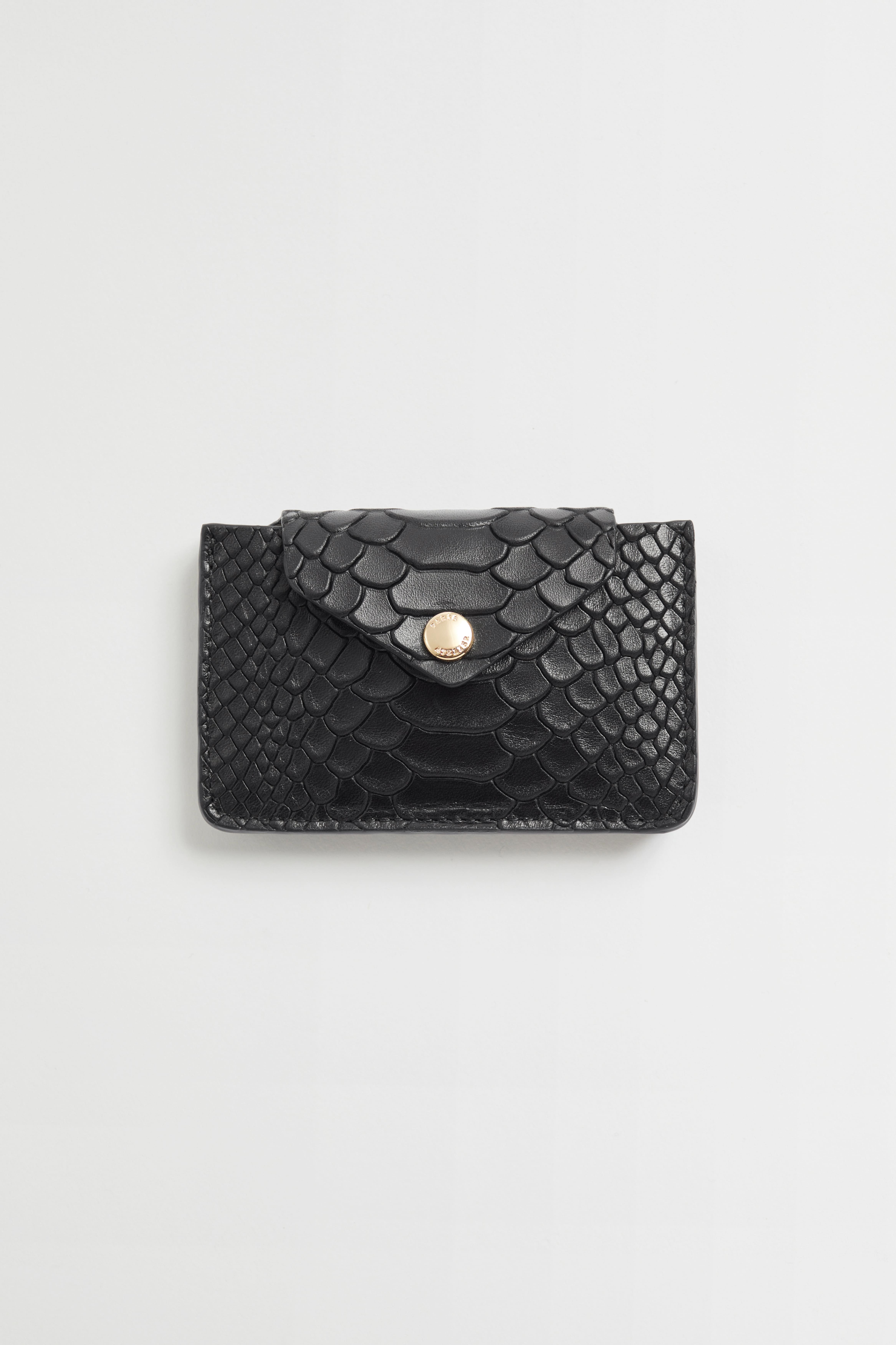 Leather Card Holder Black Ladies H M GB