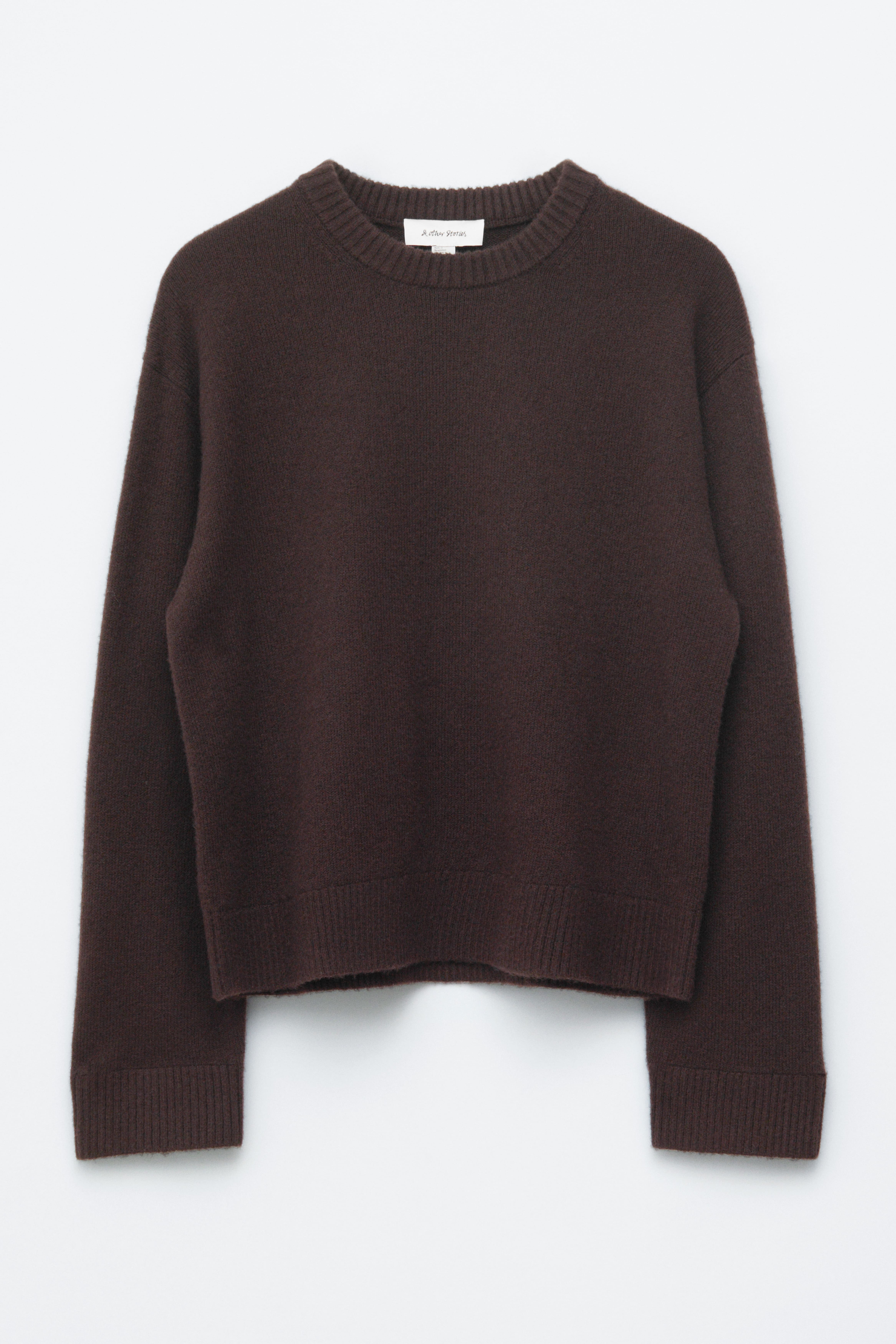 Maglione boxy - Marrone scuro
