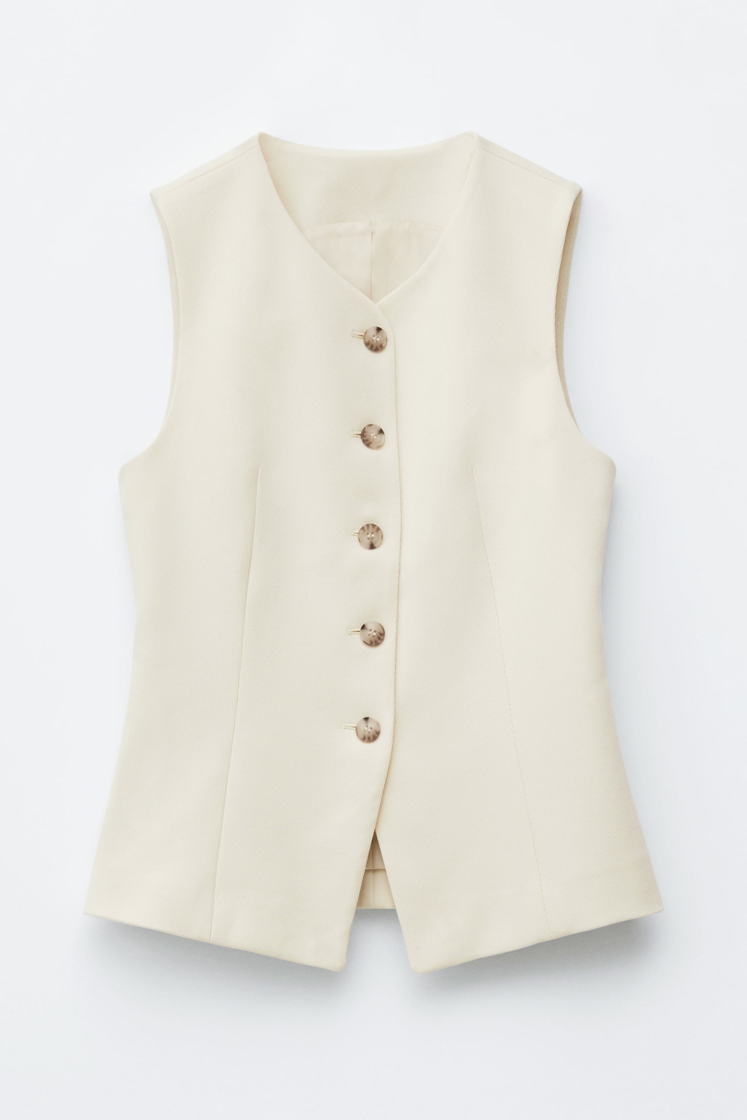 елек по мярка - Кремав/Тъмнокафяво - 2