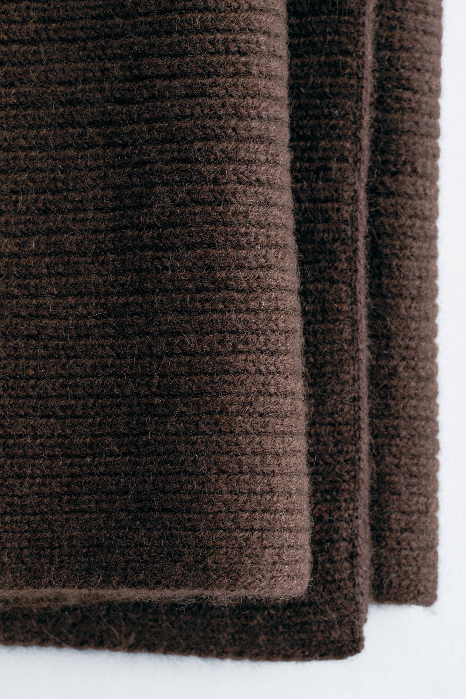 Sciarpa in cashmere - Marrone scuro/Nero/Blu navy/Verde - 4
