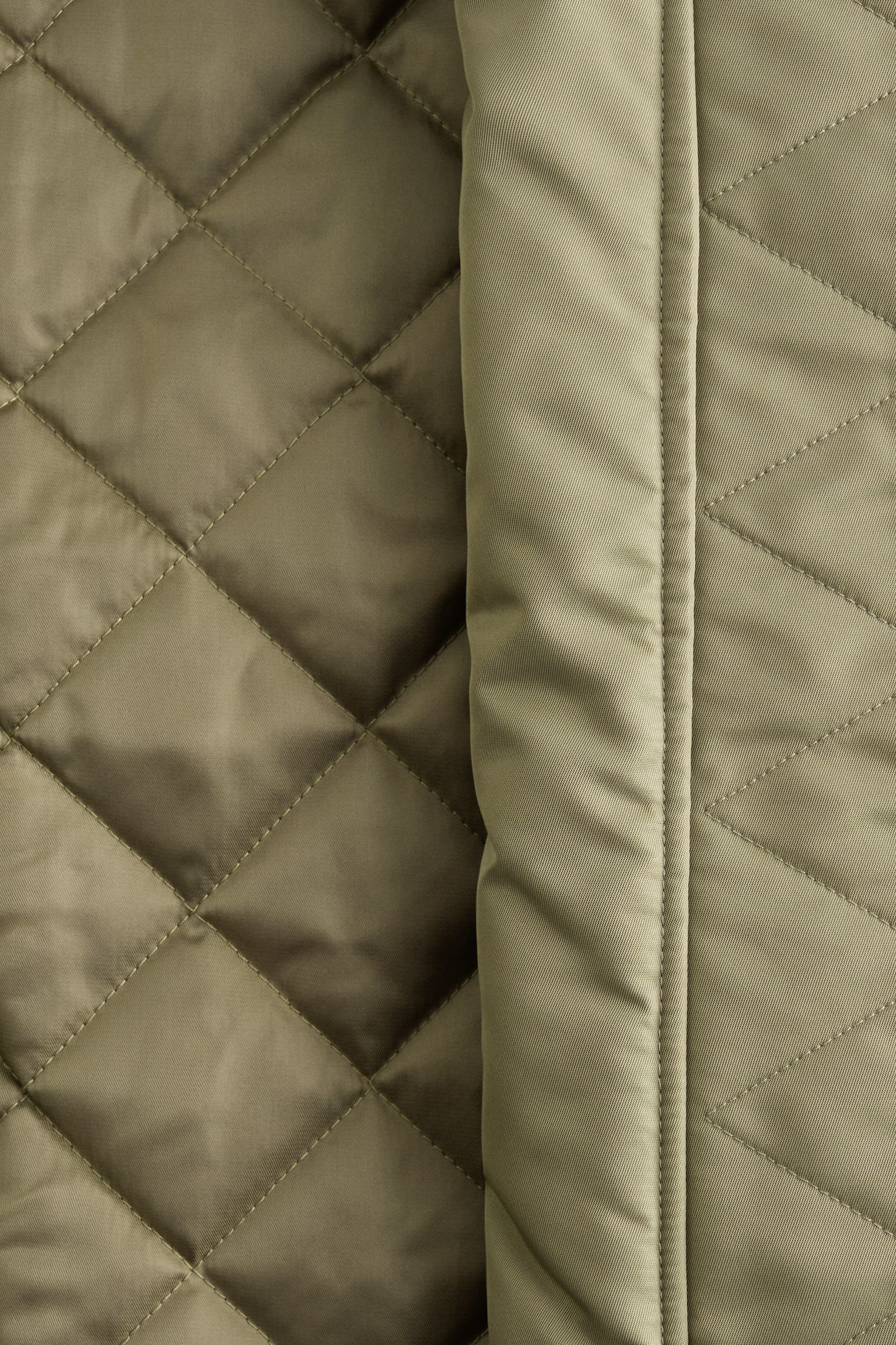 Lange Bomberjacke - Khaki/Khaki - 10