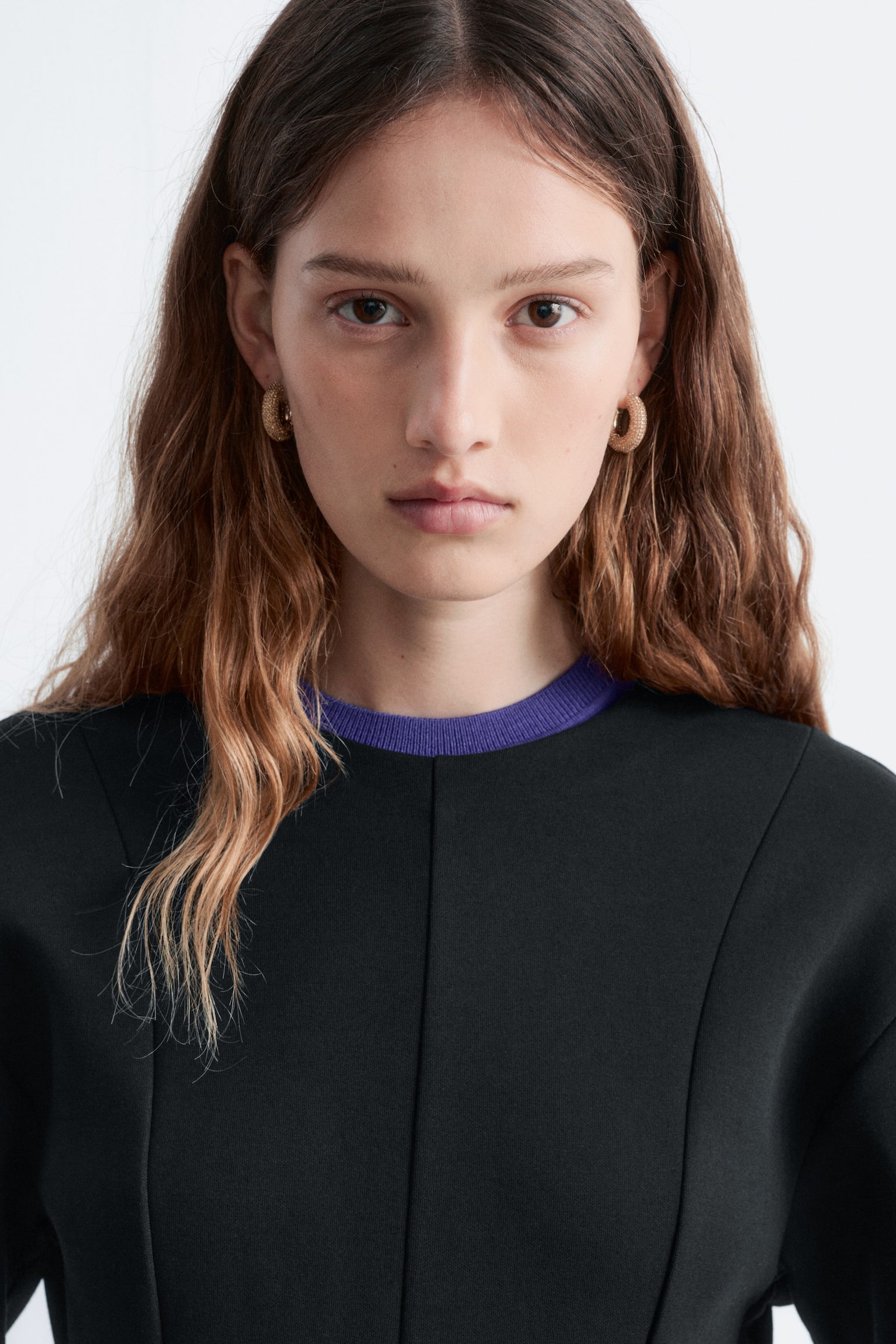 Gemodelleerde mini-jurk - Zwart - 6