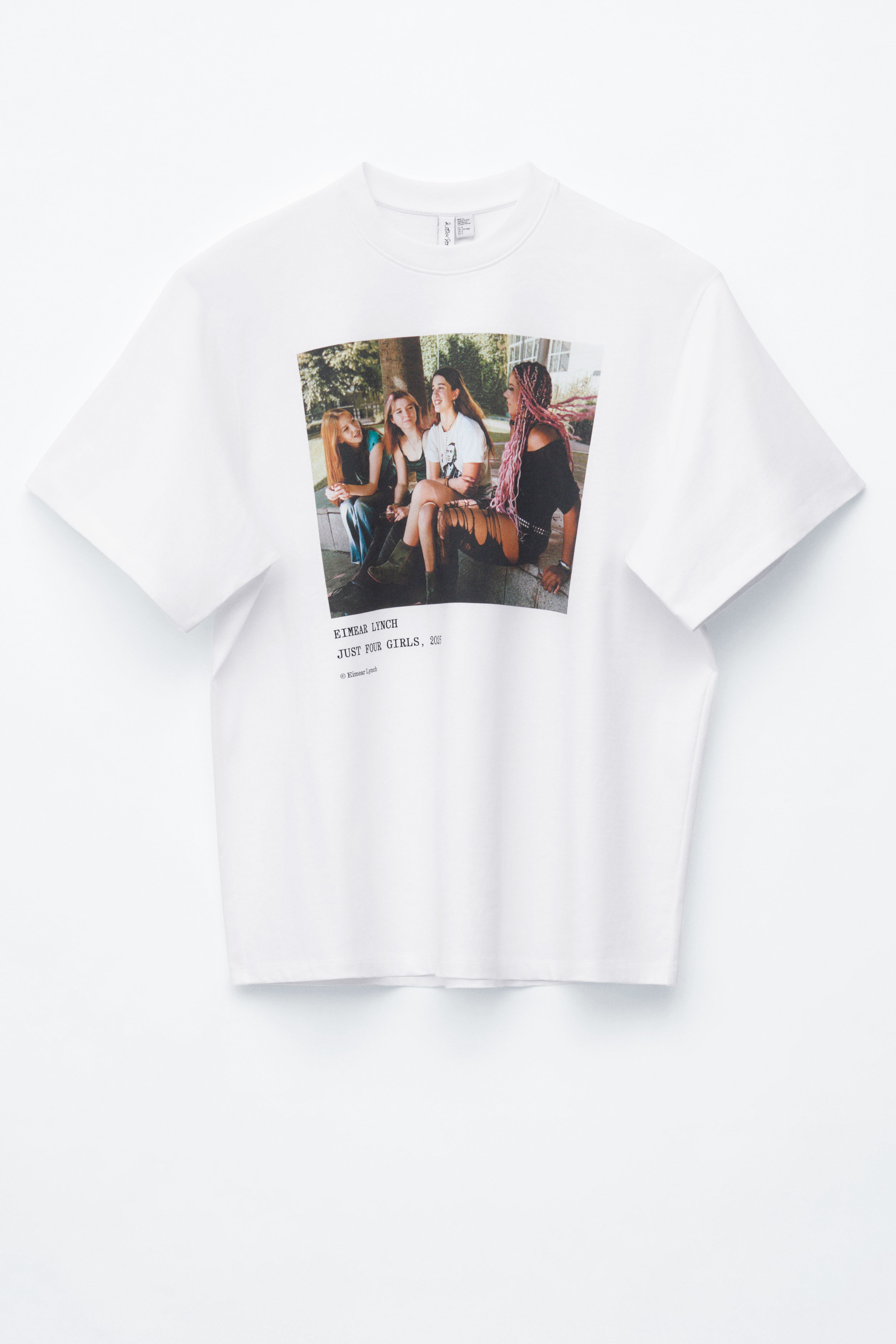 Oversized t-shirt med tryck - Vit/fototryck/Vit/fototryck/Vit/fototryck