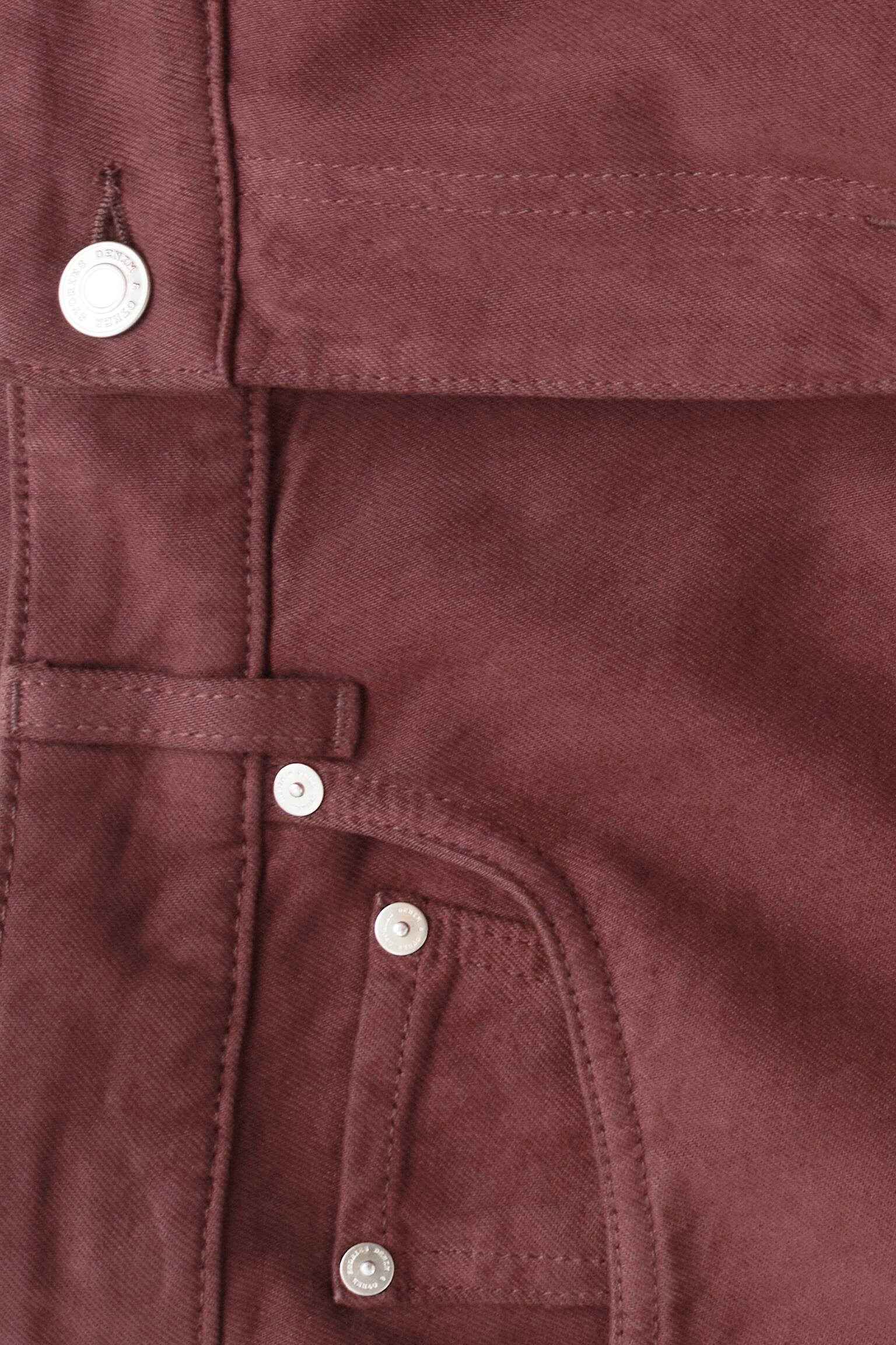 Jeans med vide ben - Rustbrun/Kakigrøn/Forvasket beige - 7