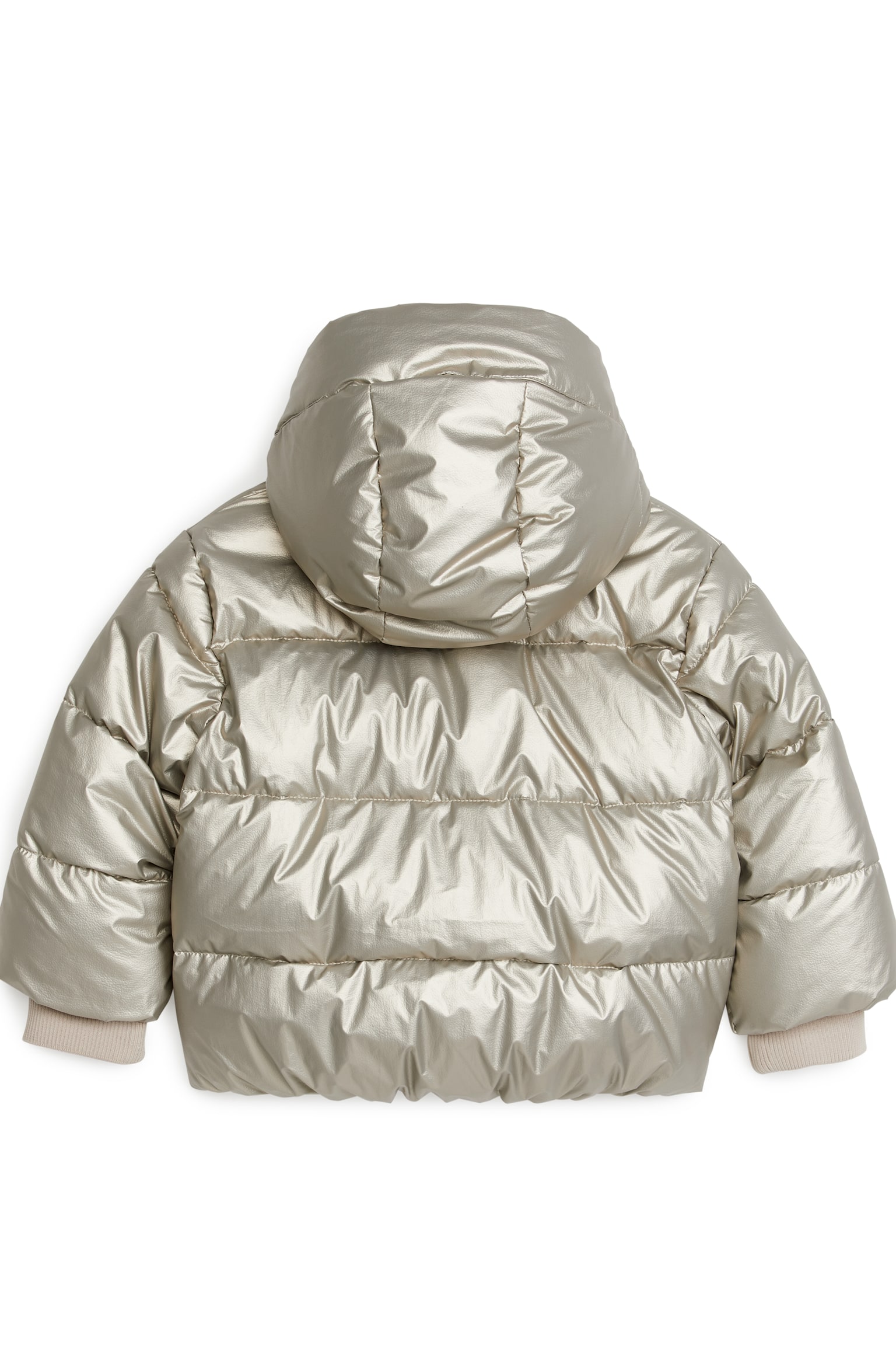 Puffer Jacket - Silver - 2