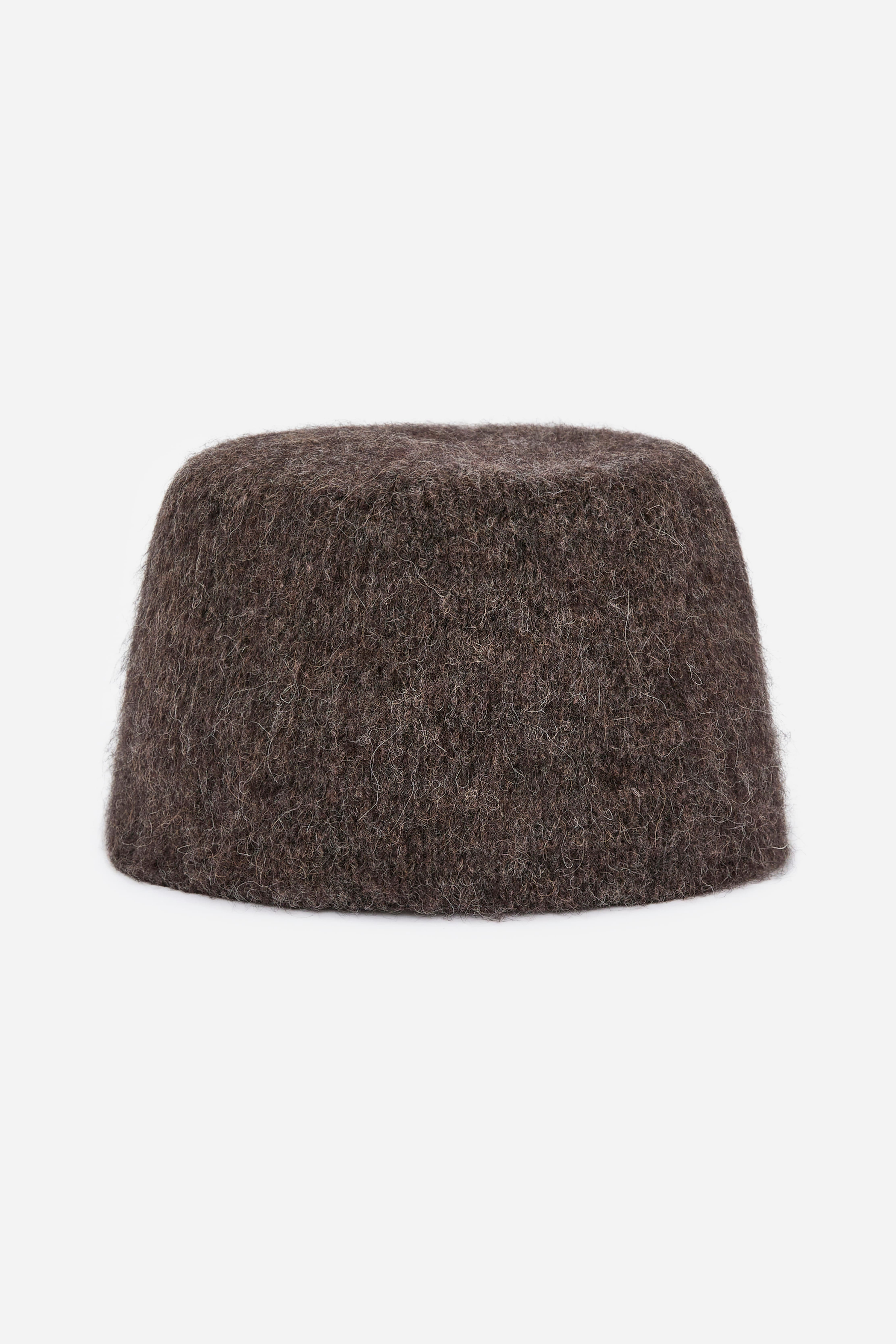 Hoedje van een alpacawolmix - Taupe