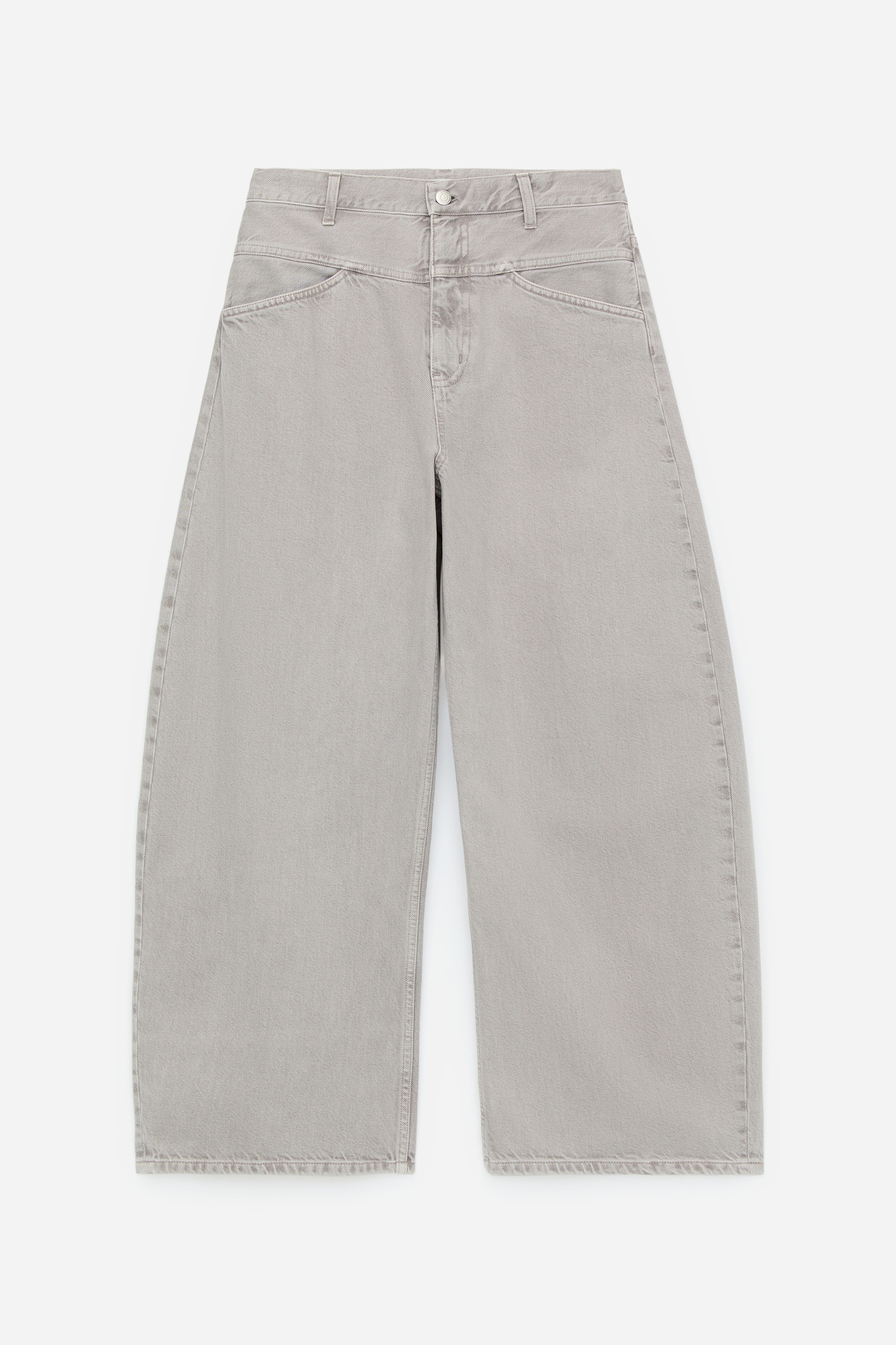 Jeans dal taglio barrel - Grigio chiaro