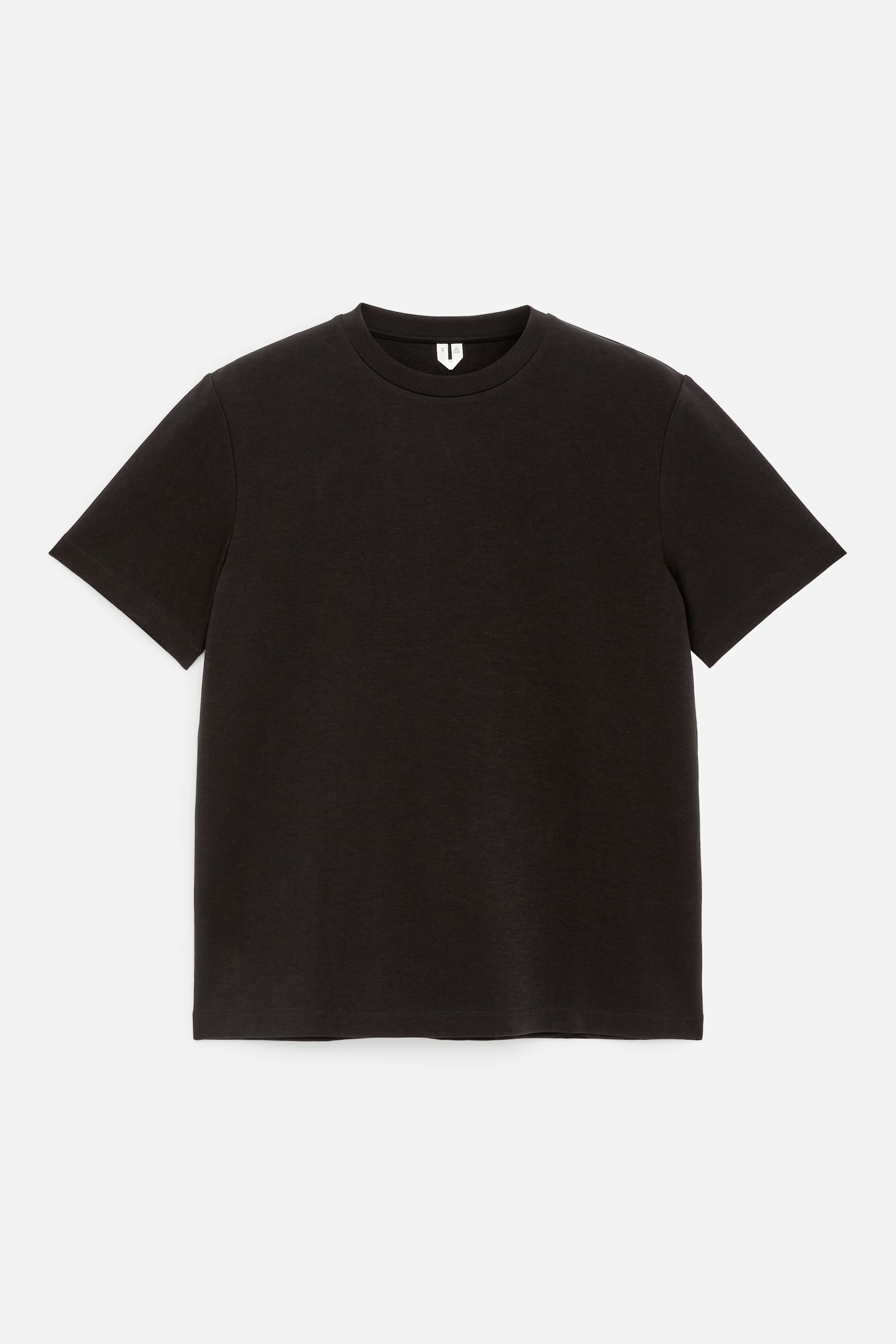 Regular interlock T-shirt - Svart/Vit - 2