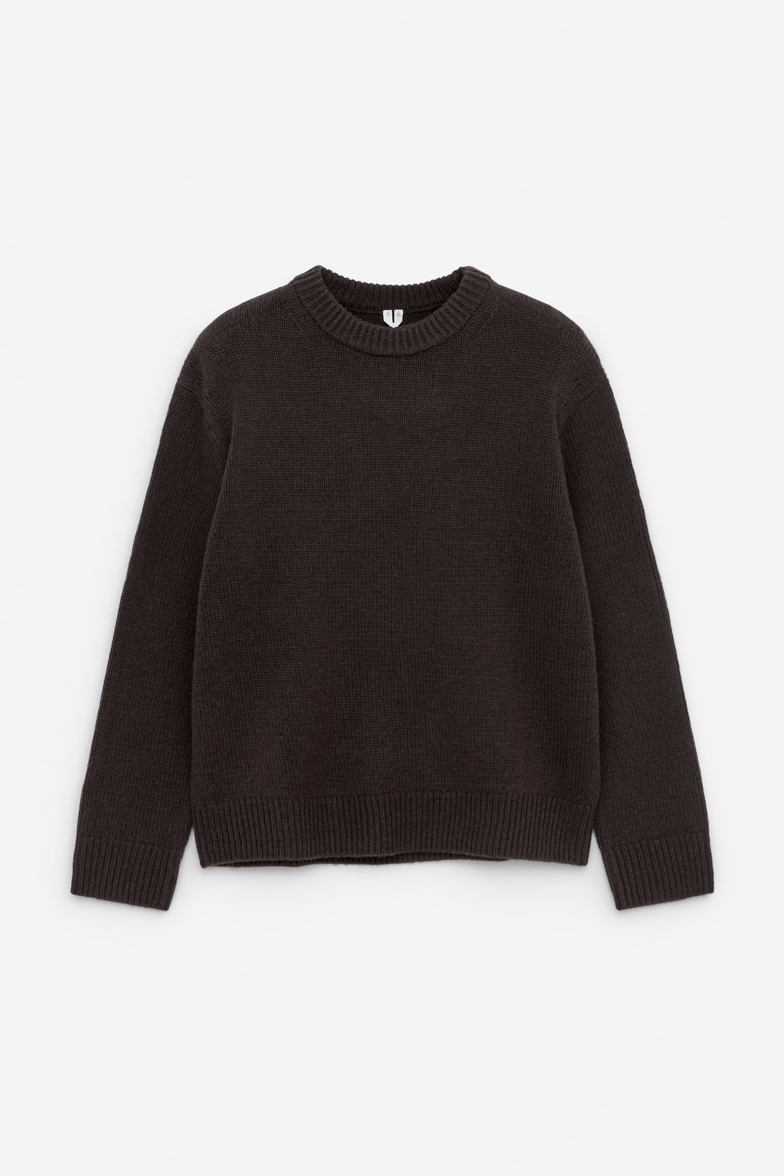 Maglione in lana pesante - Marrone scuro/Blu scuro/Bianco sporco/Bordeaux/Grigio chiaro mélange/Antracite mélange/Beige mélange - 1