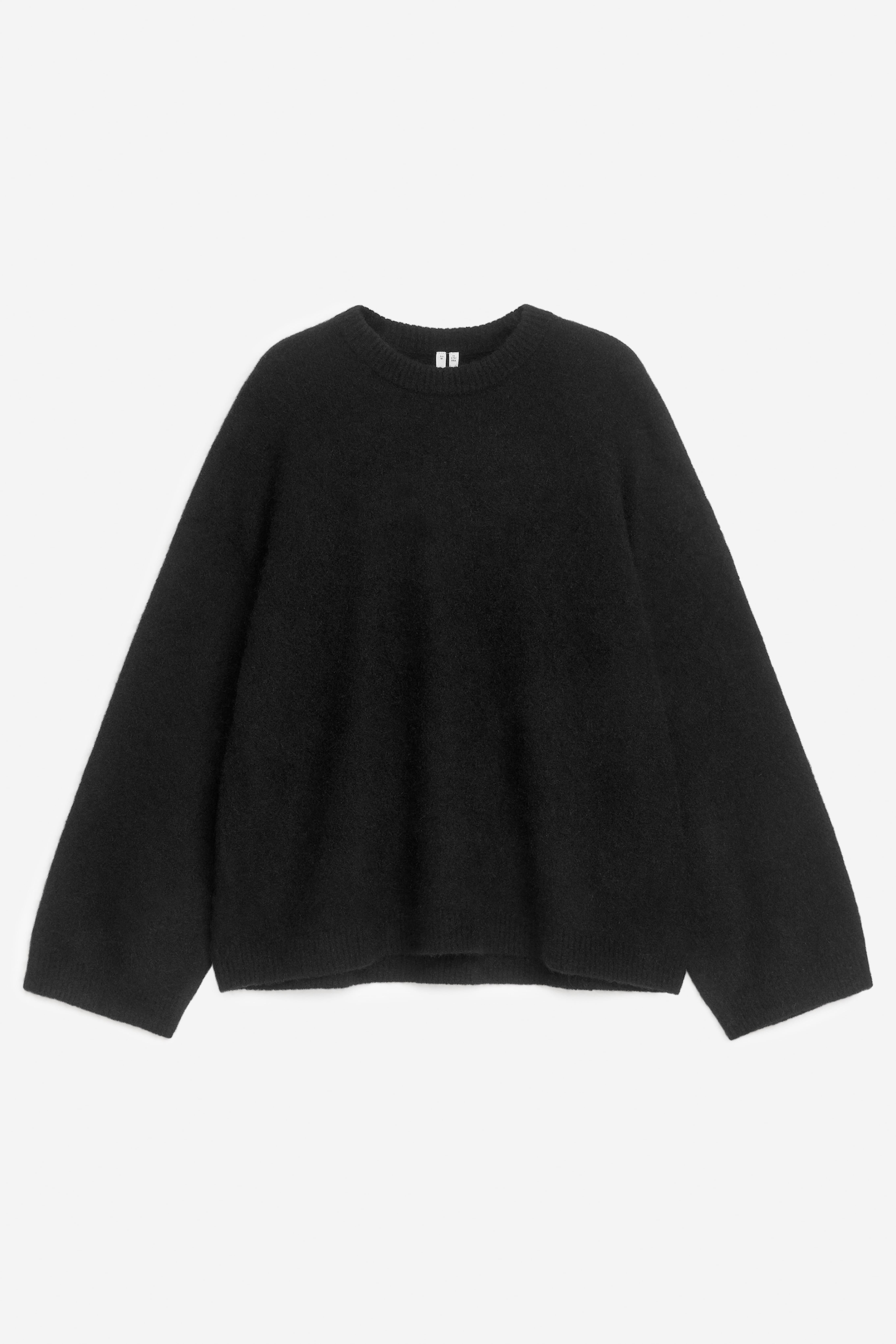 Maglione in misto alpaca e lana - Nero/Grigio chiaro/Bianco sporco/Bordeaux scuro/Rosa polvere/Turchese/Viola/Blu scuro/Beige