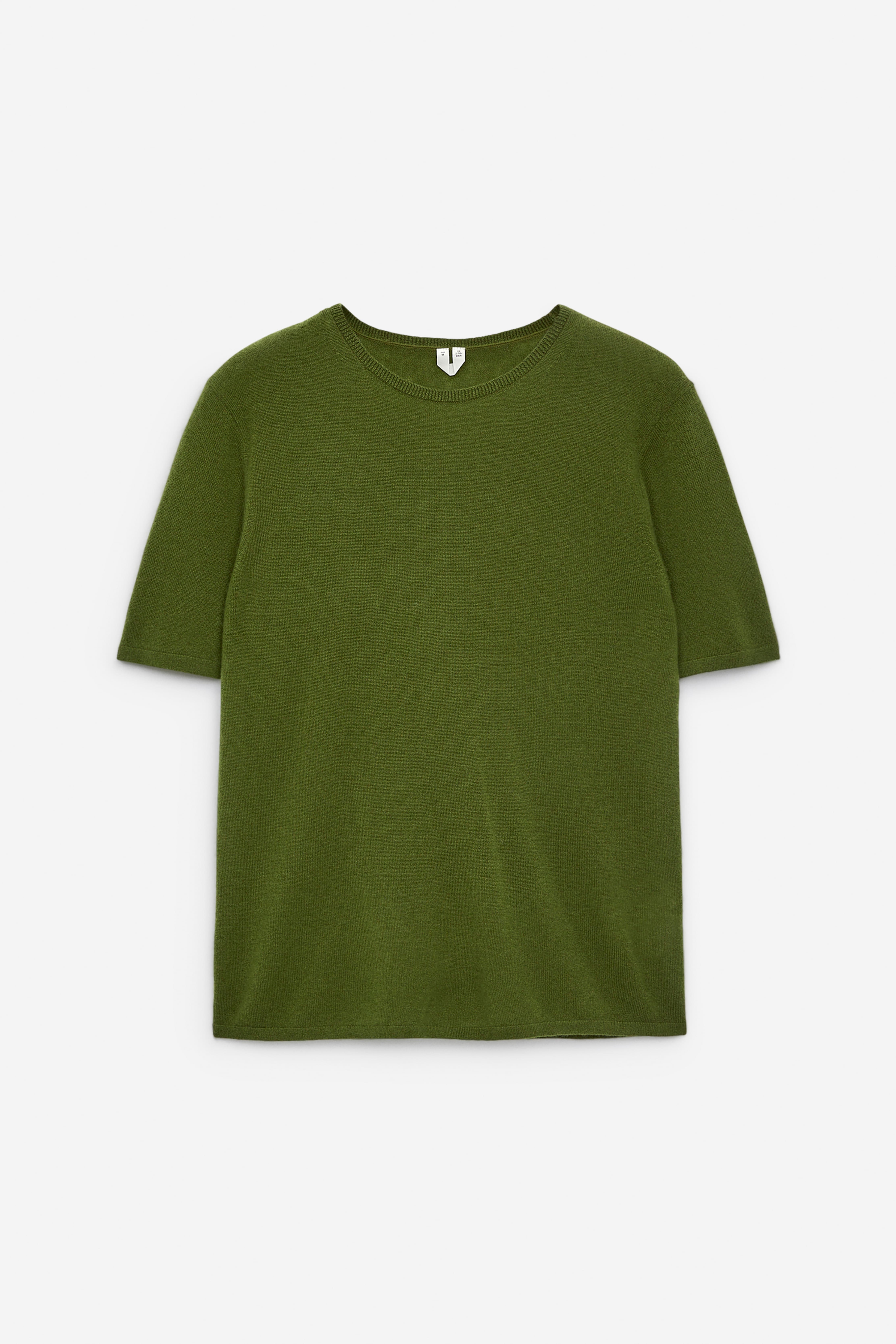 Maglia in puro cashmere - Verde/Grigio/Nero