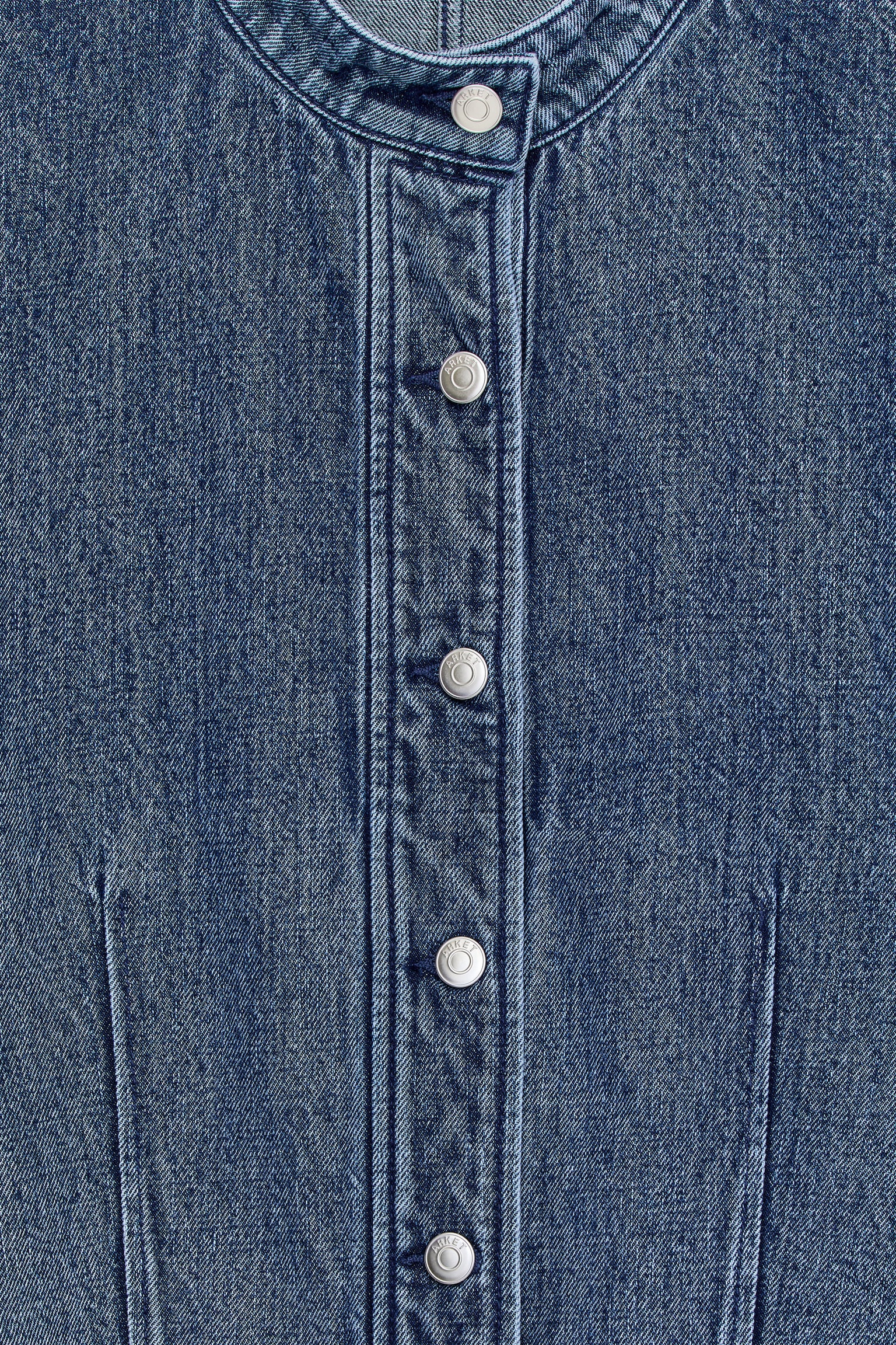 Surchemise en jean - Bleu - 7