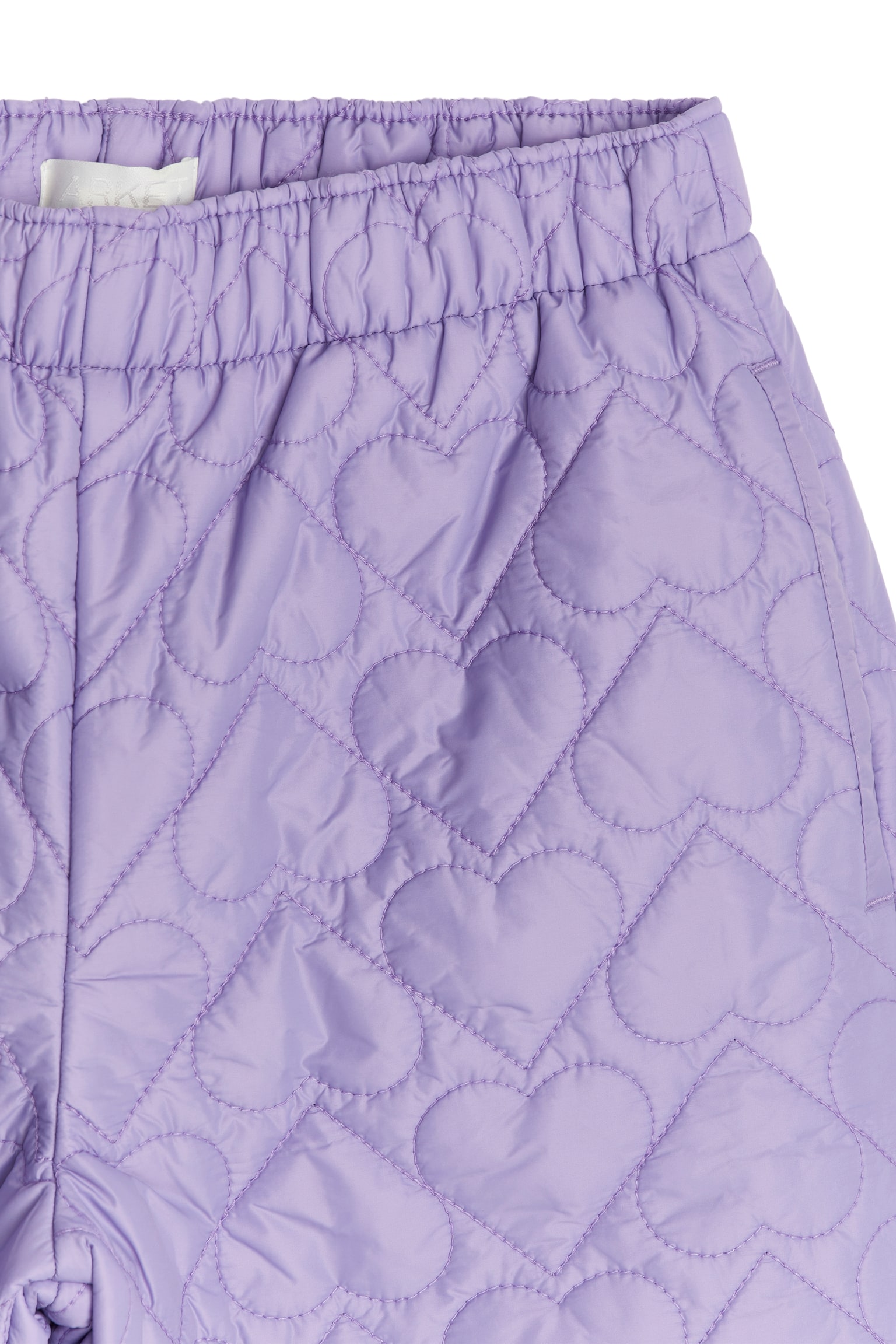 Quilted Trousers - Lilac - 3