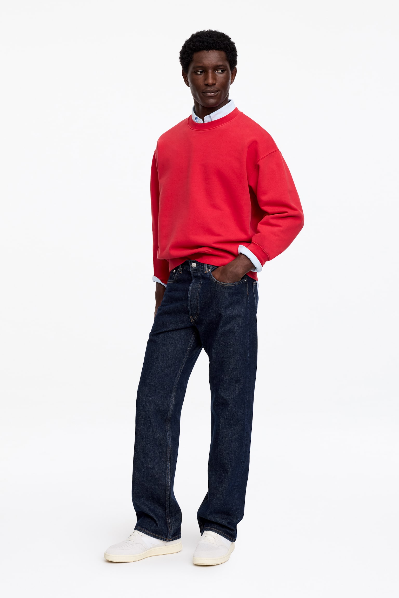 CANYON Bootcut-Jeans mit normaler Passform - Dunkelblau/Hellblau/Schwarz - 7