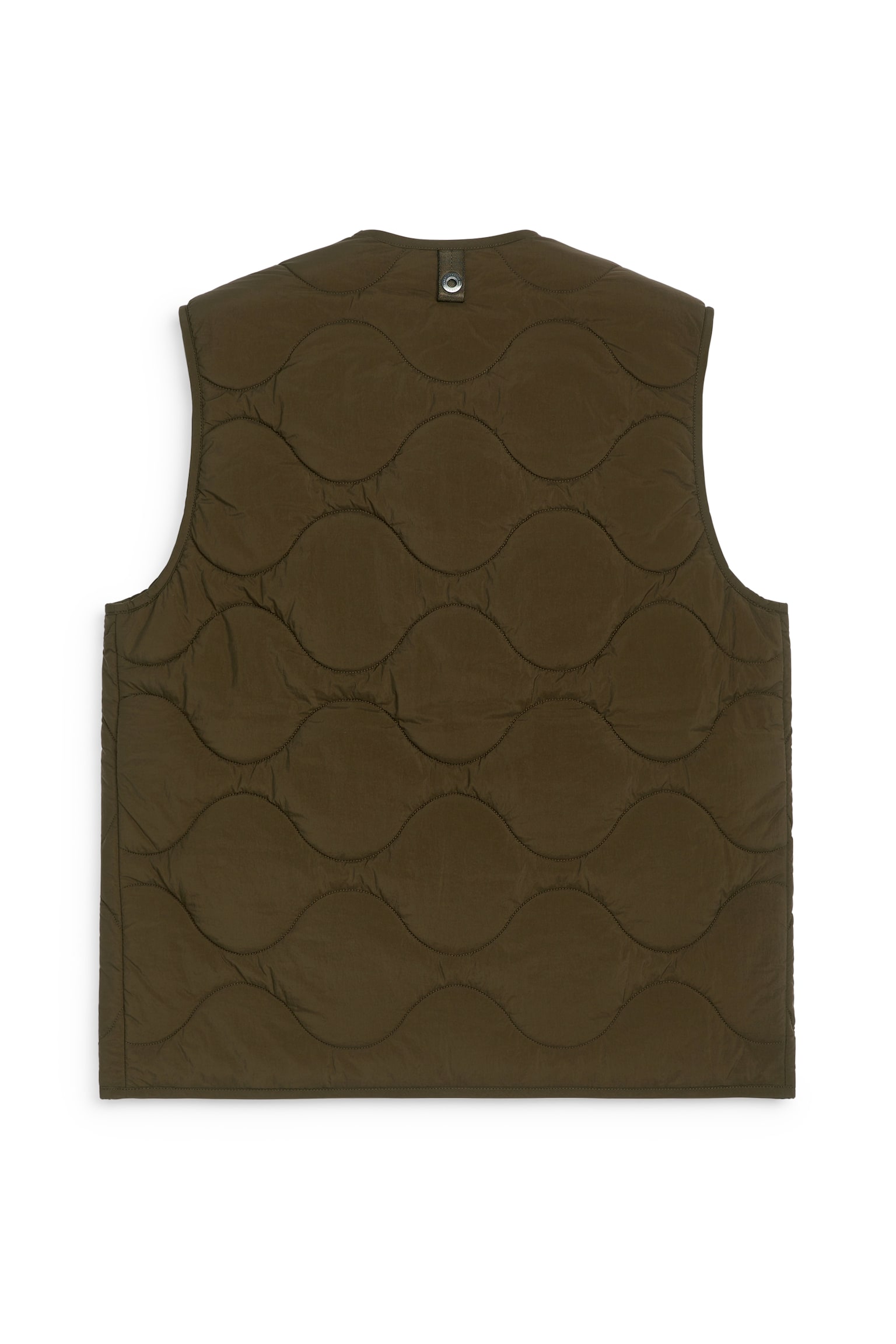 2-in-1 Quilted Liner Vest - Dark Khaki/Green/Black/Dark Blue/Burgundy/Yellow - 8