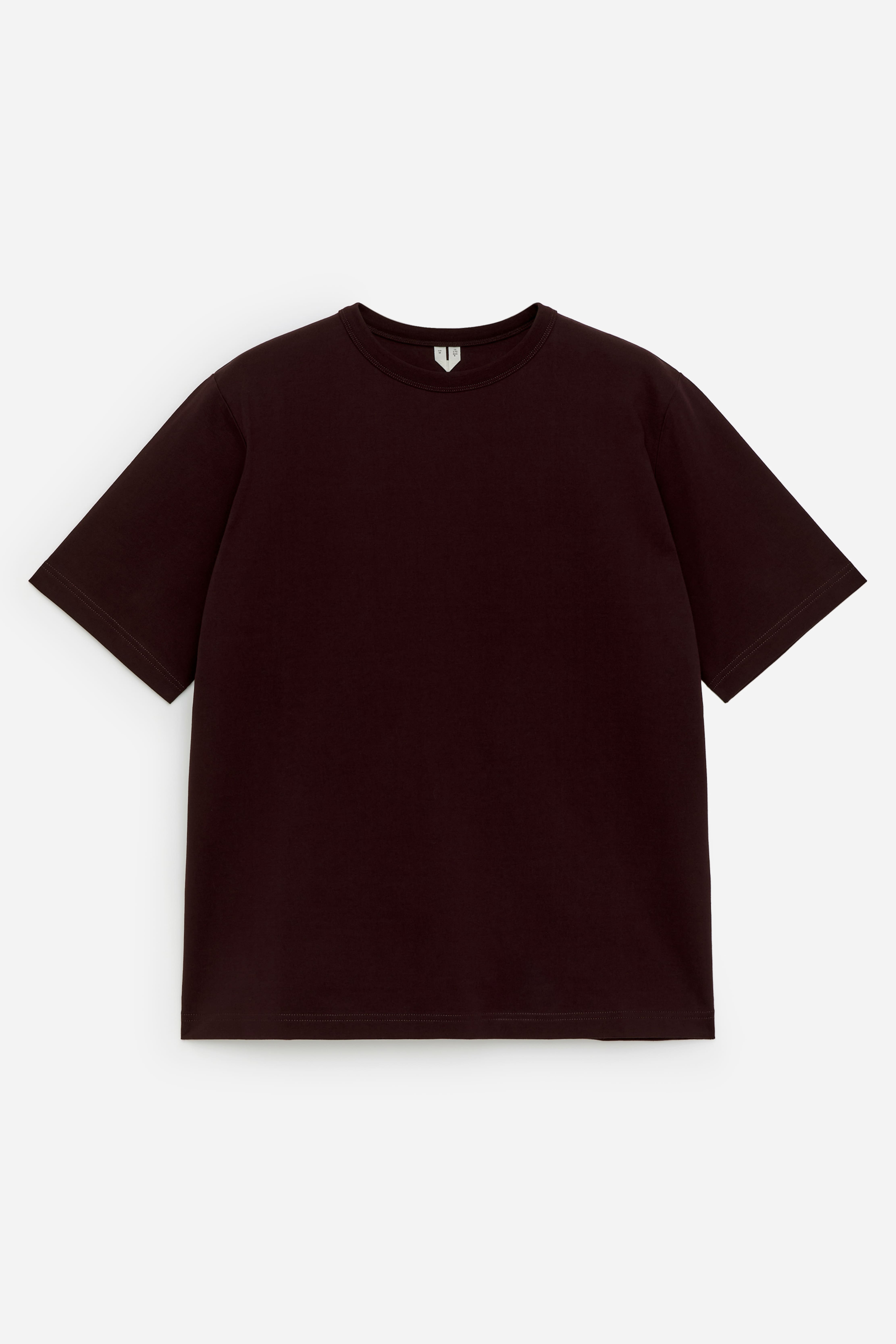 Oversized T-shirt van 270 gsm single jersey - Burgundy/Groen/Donkerpaars/Zwart/Beigebruin/Donkerblauw/Donkergroen