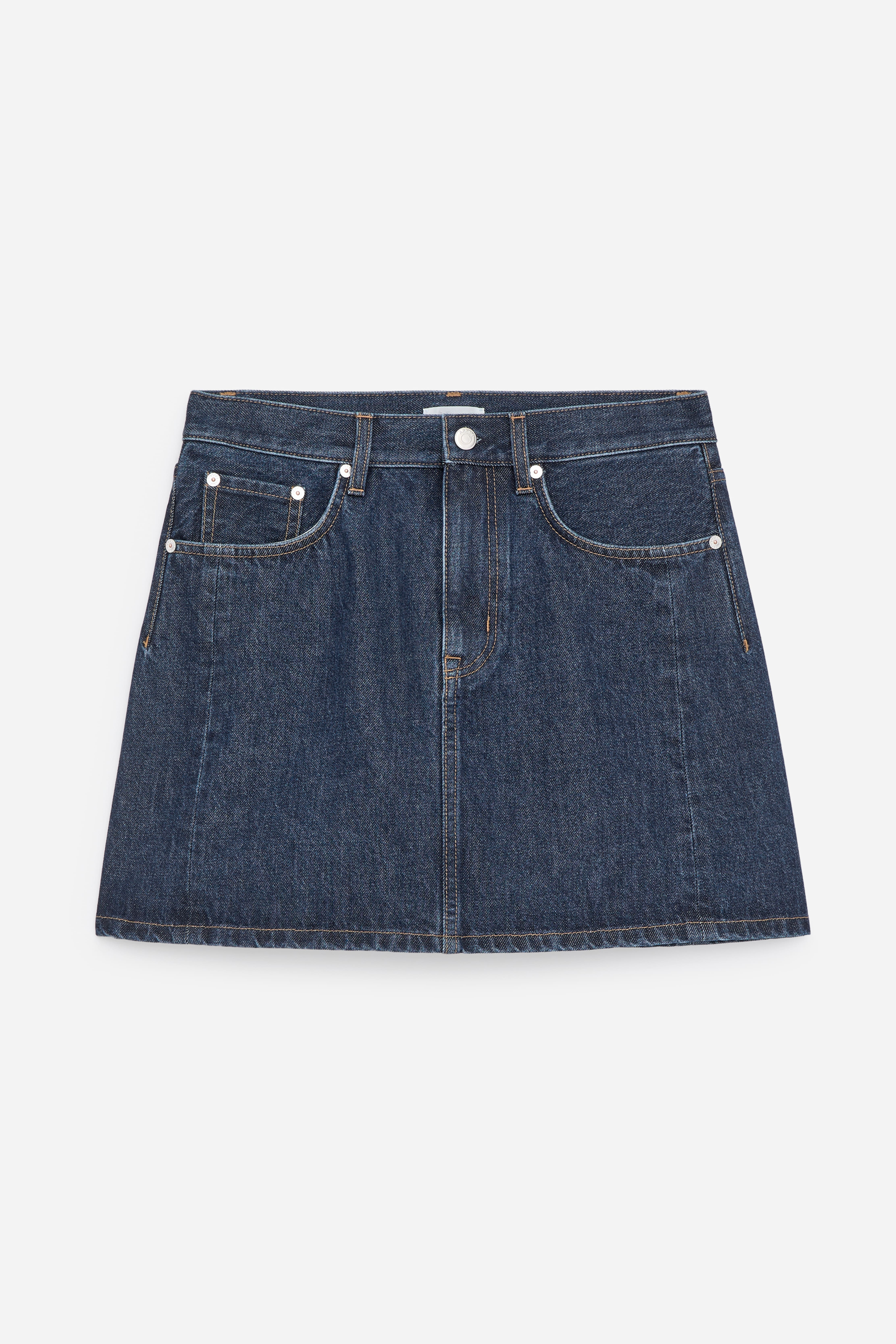 Mini-Jeansrock - Blau