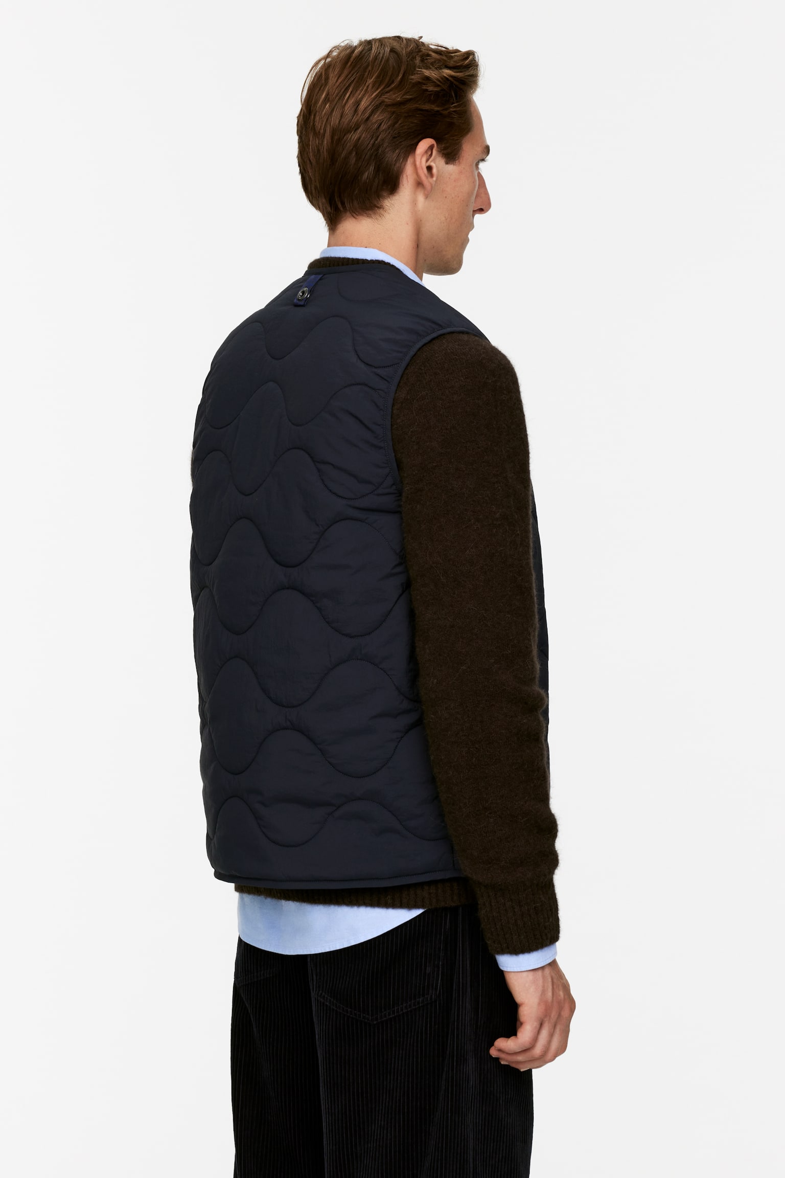 2-in-1 Quilted Liner Vest - Dark Blue/Green/Dark Khaki/Black/Burgundy/Yellow - 4