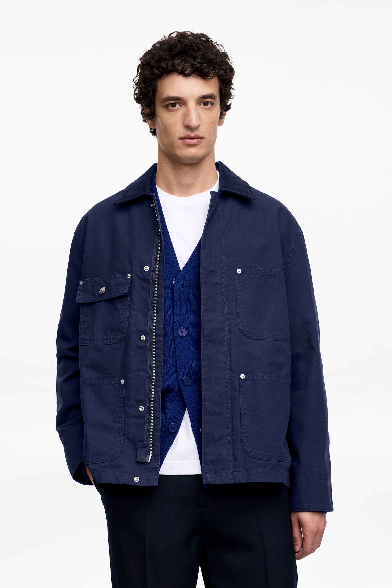 Workwear-jacka - Mörkblå - 8