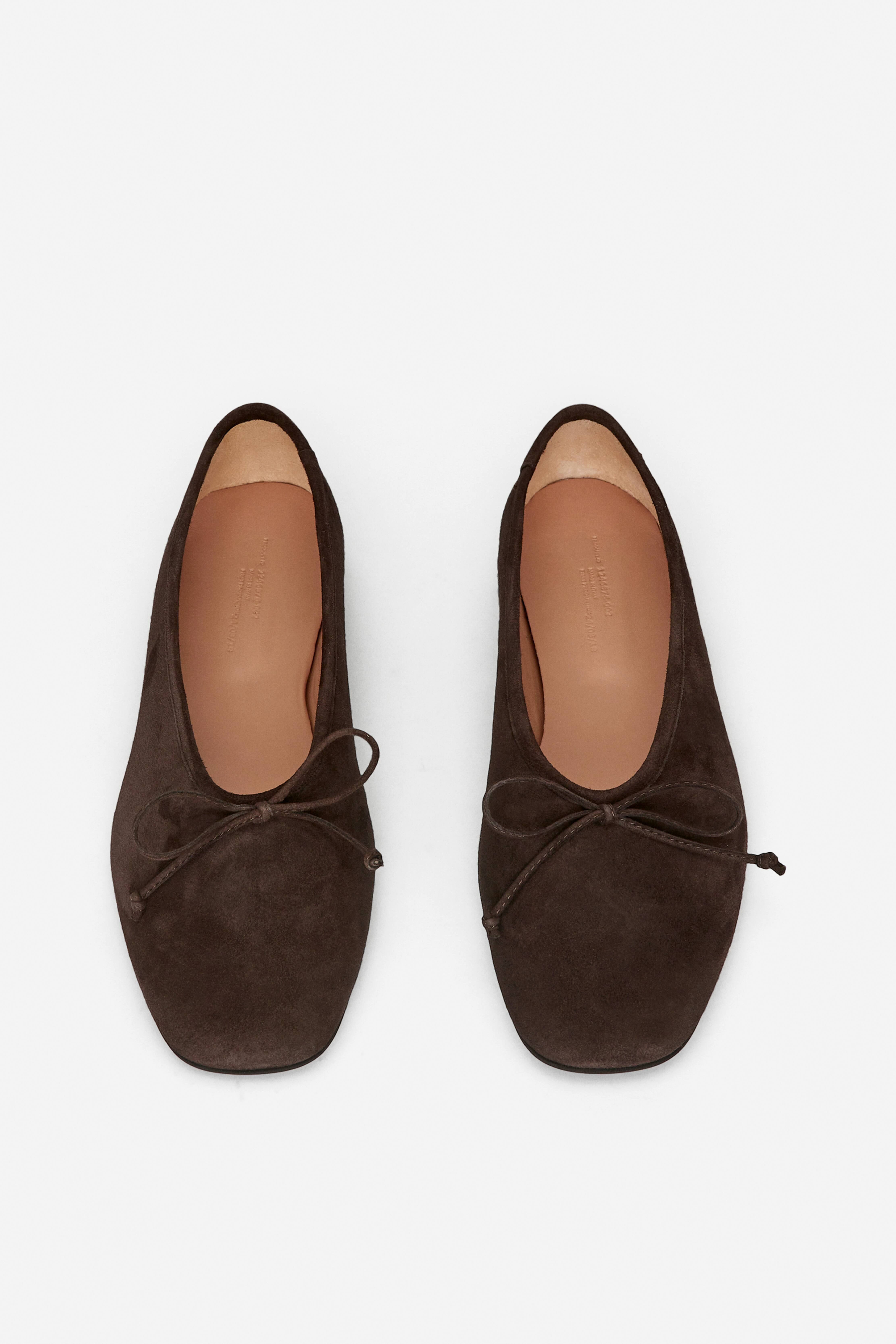 Suède ballerina - Bruin - DAMES | H\u0026M NL