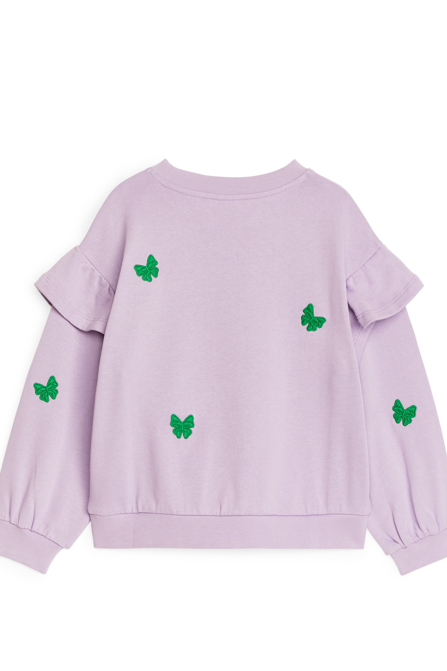 Frill Sweatshirt - Lilac/Dark Blue/Mushrooms - 5