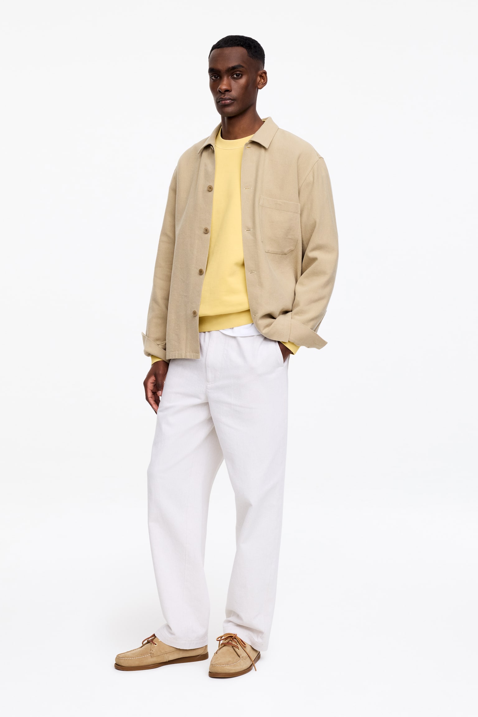 Felpa dalla vestibilità rilassata - Giallo/Rosso - 3