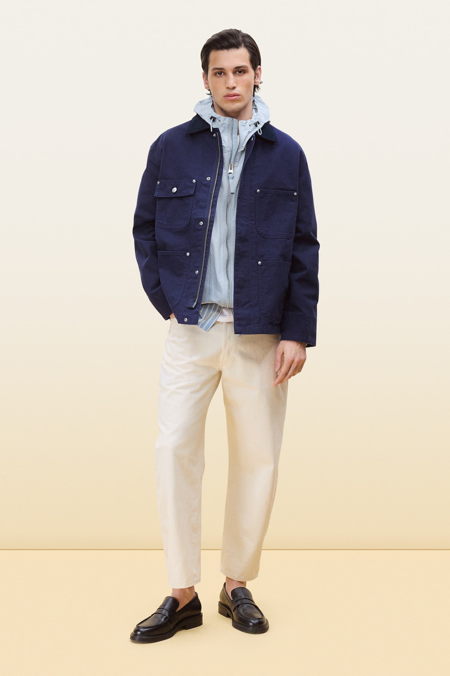 Workwear-jacka - Mörkblå - 3