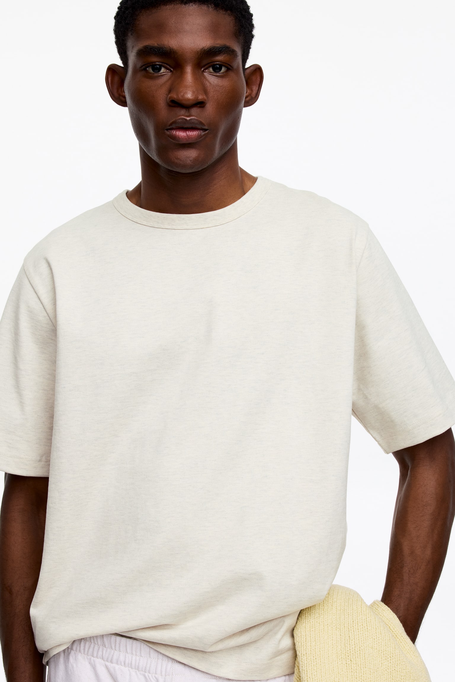 270 GSM Oversized T-Shirt - Havre/Klarrosa/Grön/Mörklila/Vit/Mörkblå/Svart - 6