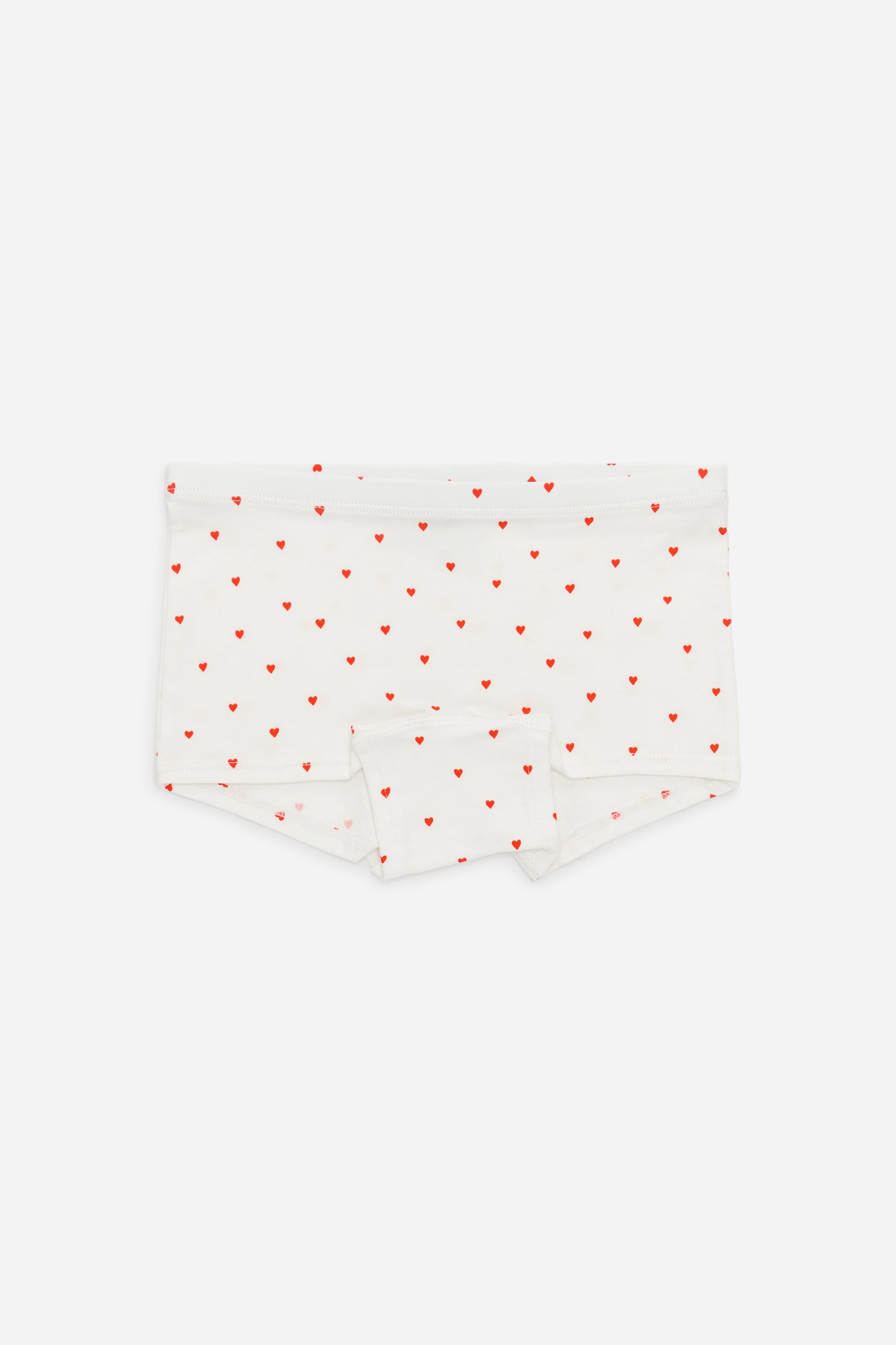Caleçons en jersey, lot de 3 - Blanc/Rouge/Lilas/Lilas/Vert/Cœurs - 4