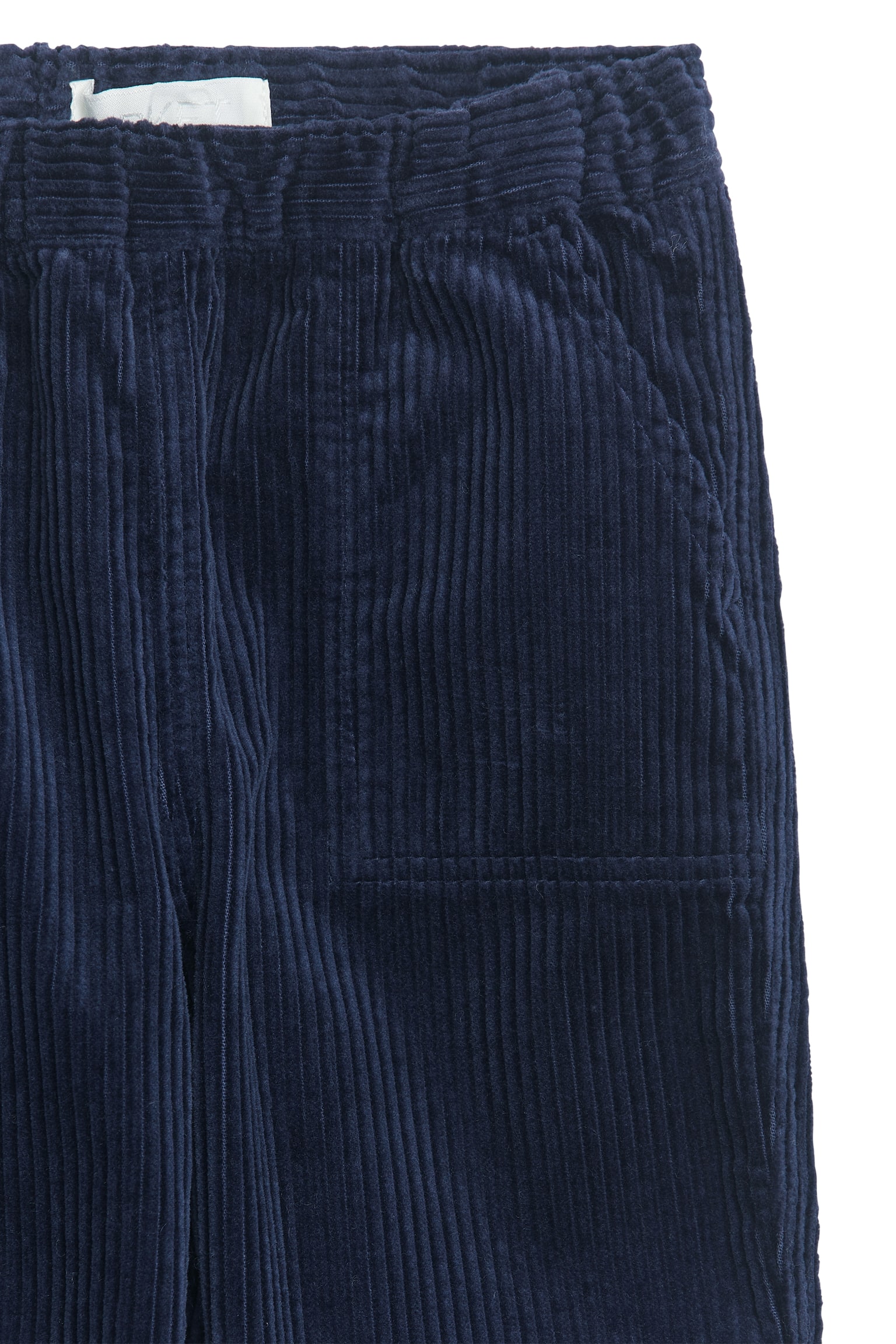 Corduroy Trousers - Dark Blue - 3