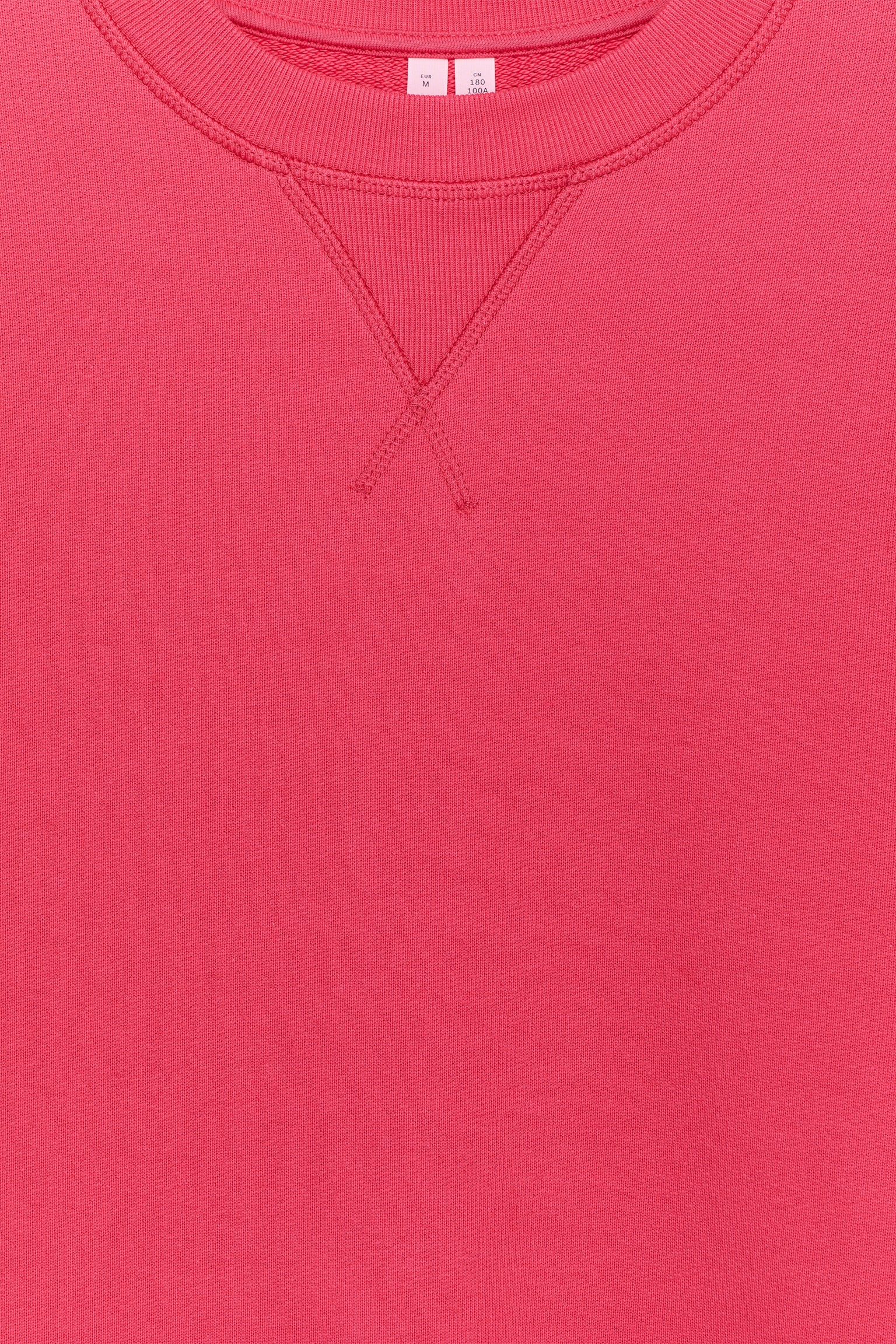 Lockeres Sweatshirt - Gedecktes Rosa/Graumeliert/Grün - 4
