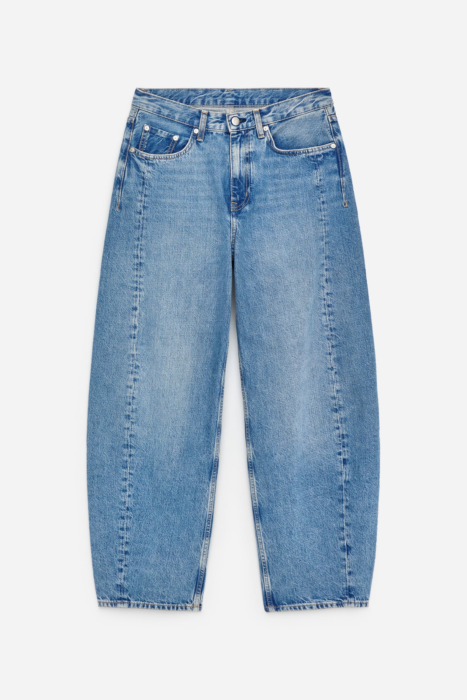 BLOOM Barrel Jeans - Mittelblau/Schwarz/Blau/Schwarz/Weiß - 2