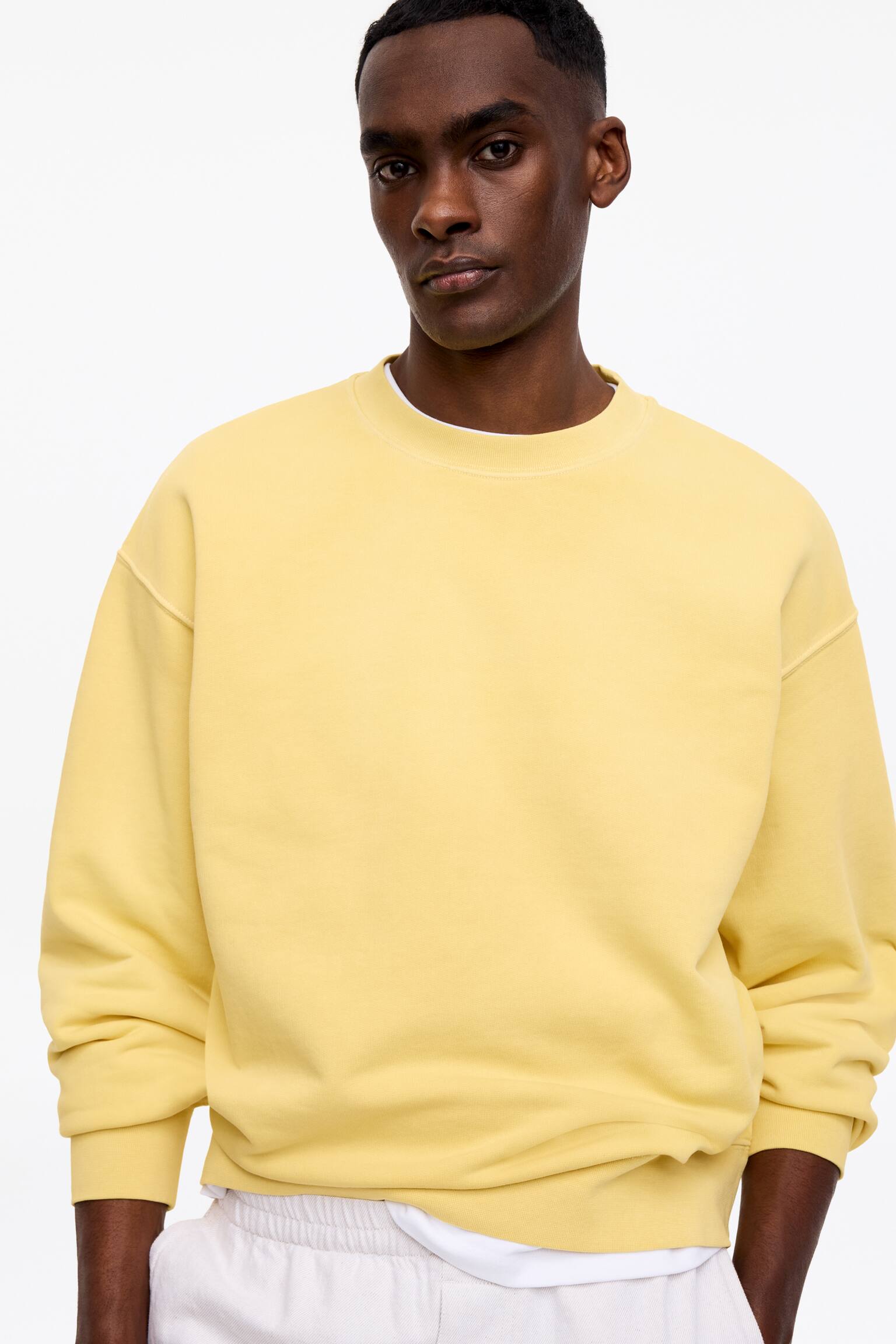 Felpa dalla vestibilità rilassata - Giallo/Rosso - 5