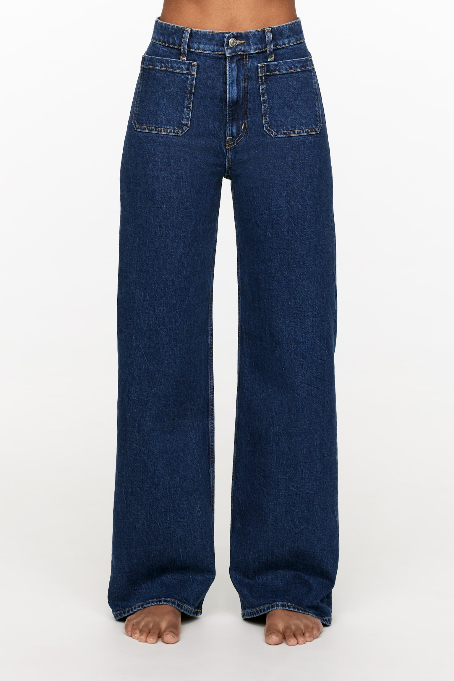 LUPINE High Flared Stretch Jeans - Dark Blue/Blue - 7