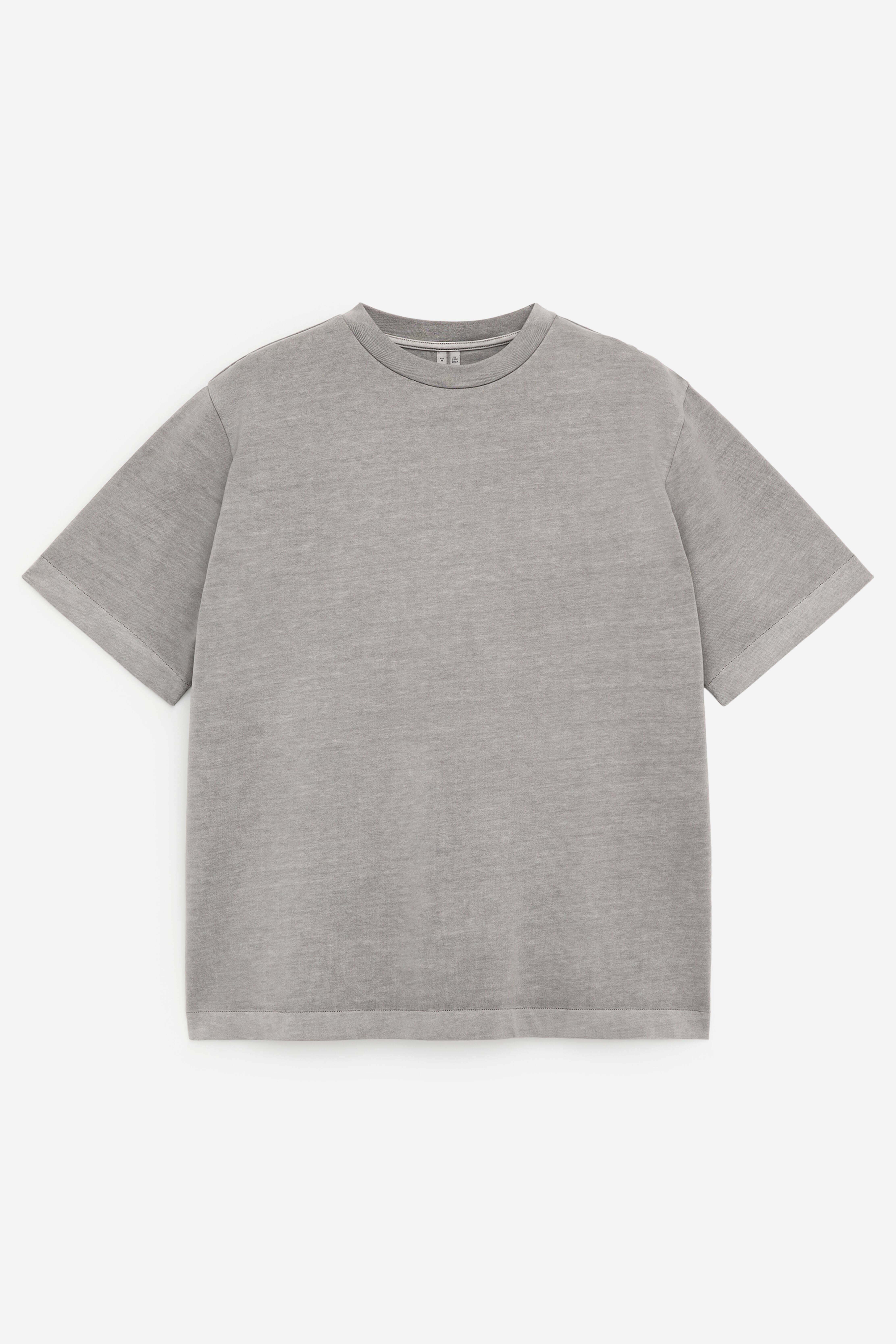 T-shirt med lös passform - Grå/Blå/Beige