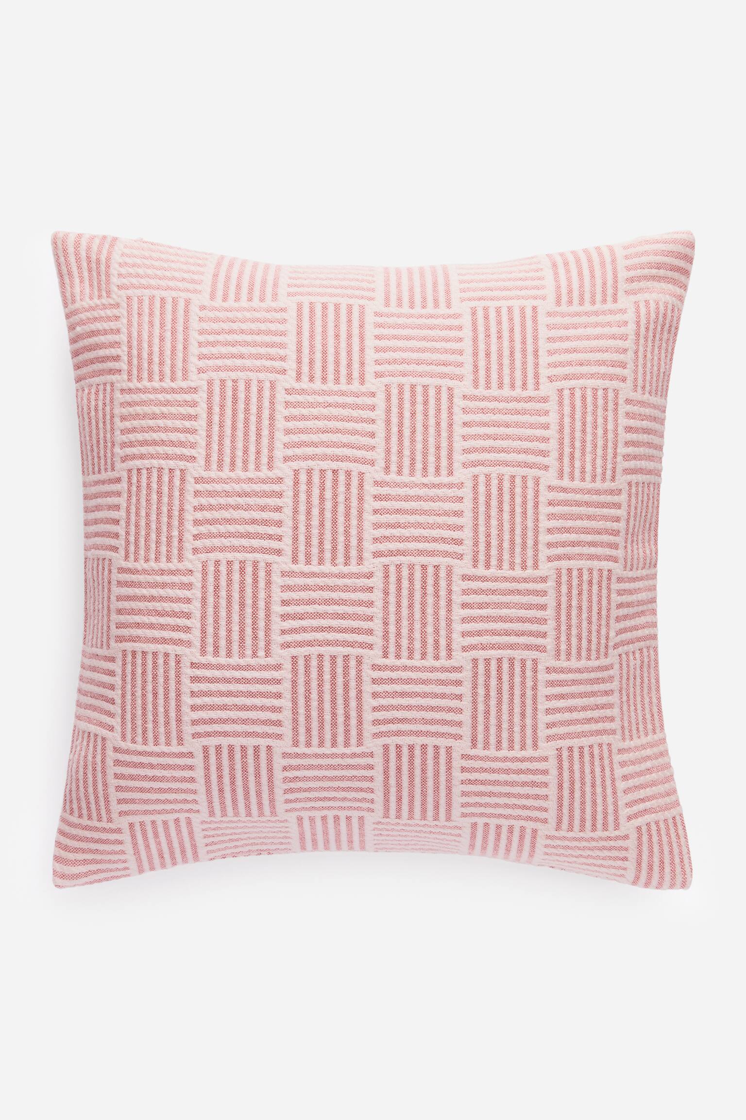 Pudebetræk af bomuld og uld 50 x 50 cm - Pink/Blå/Grøn - 4