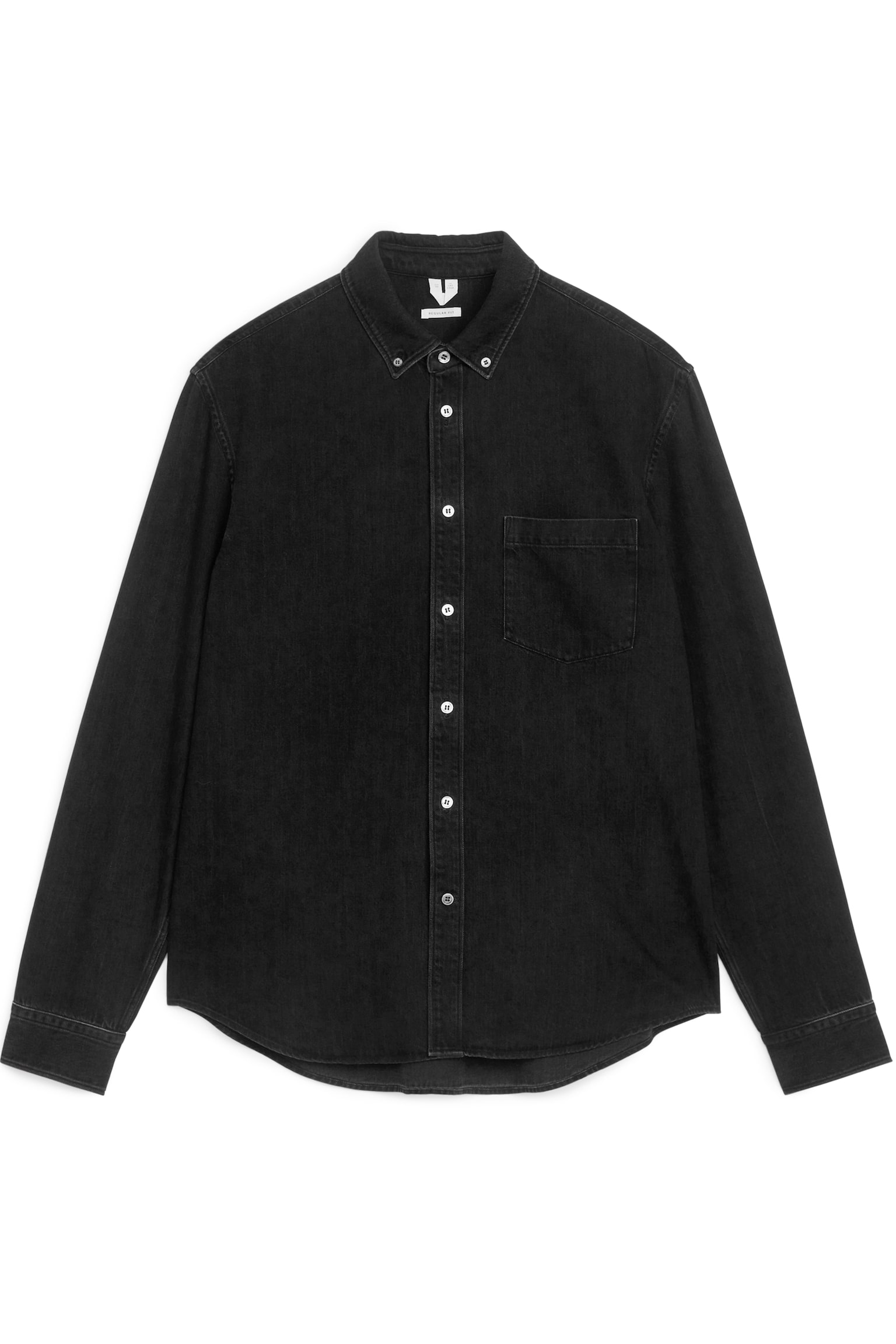 Denim Shirt - Black/Washed Blue/Dark Blue/Ecru - 2