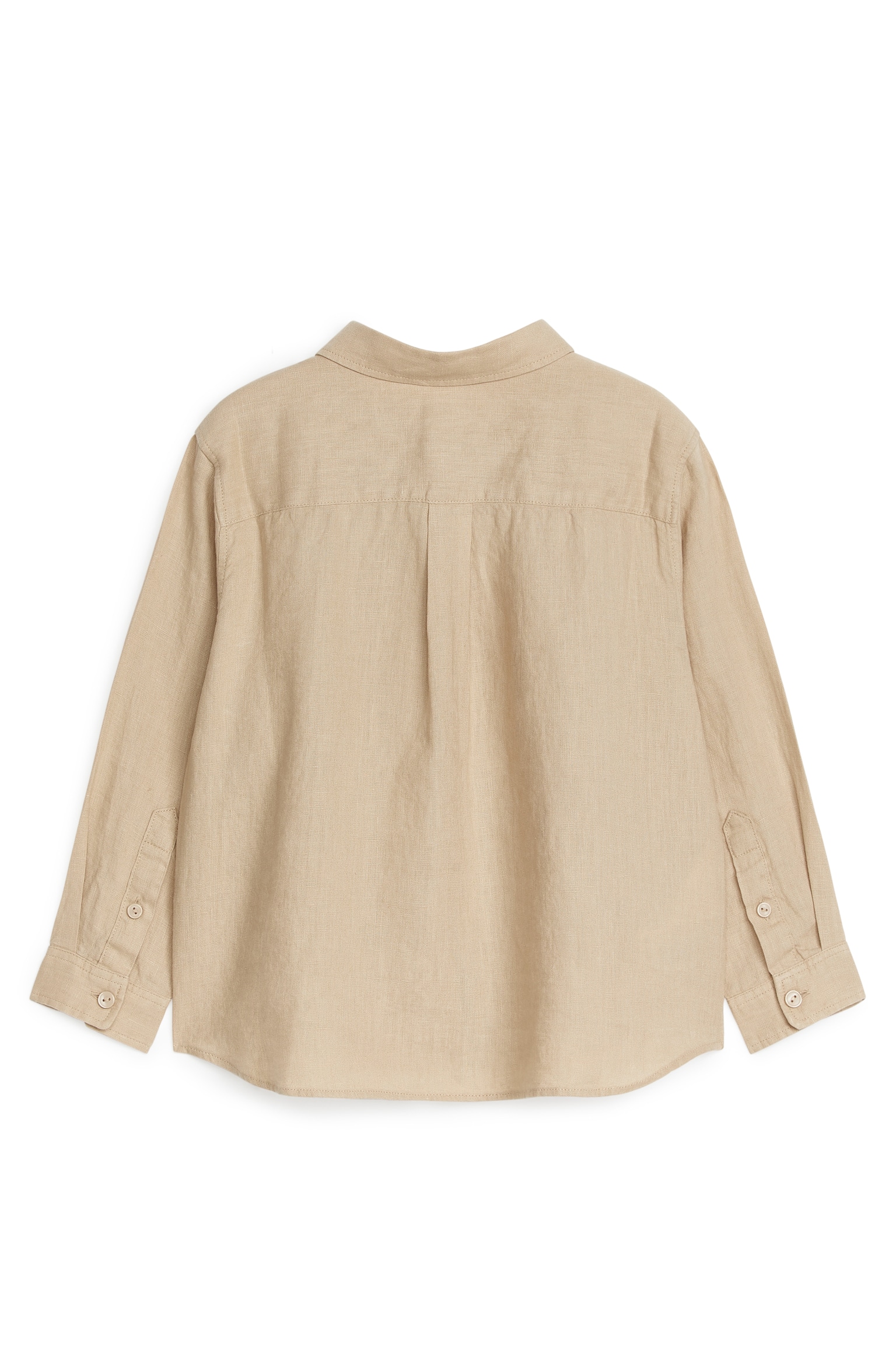 Linen Shirt - Beige - 3