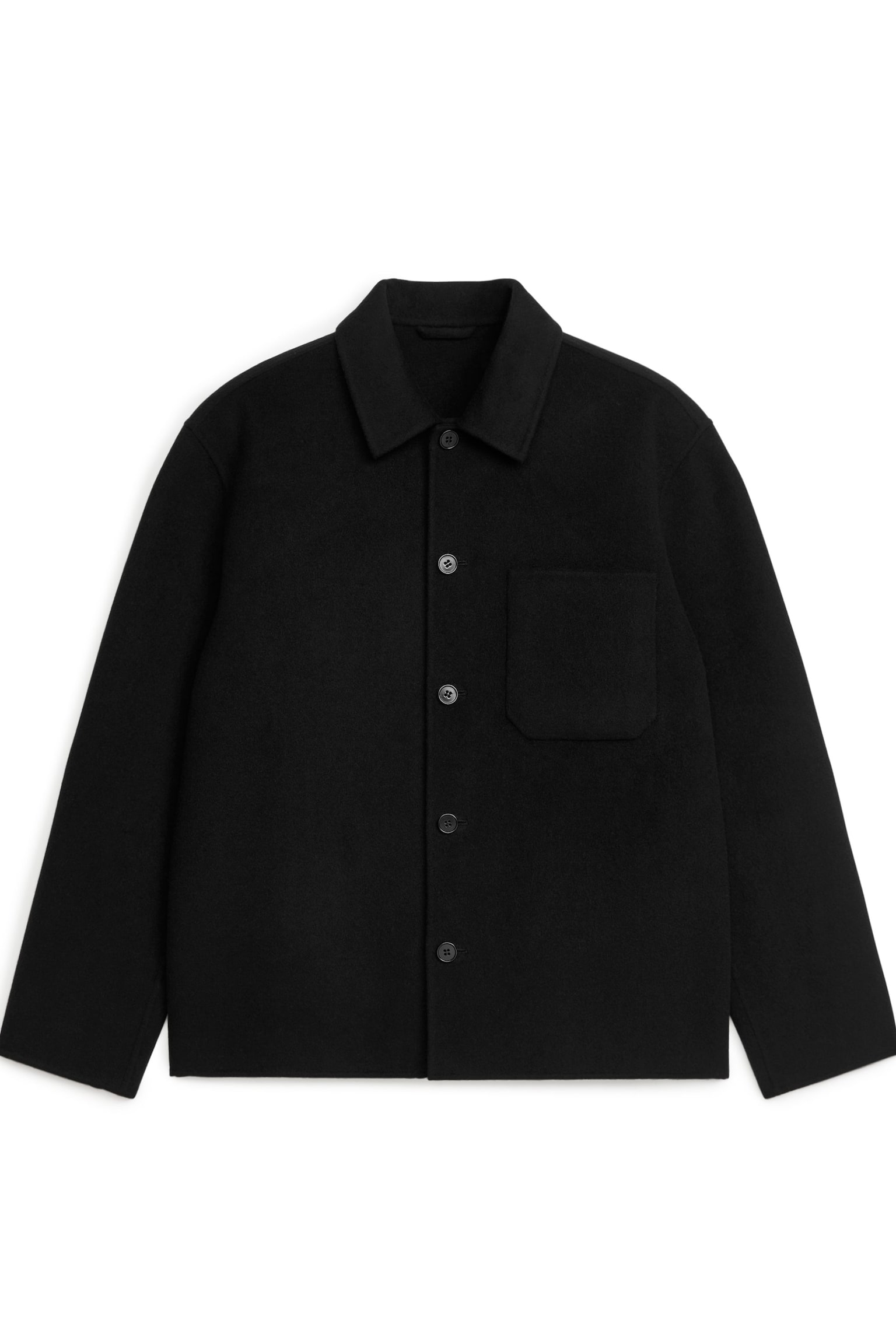 Doublé Overshirt - Black - 1