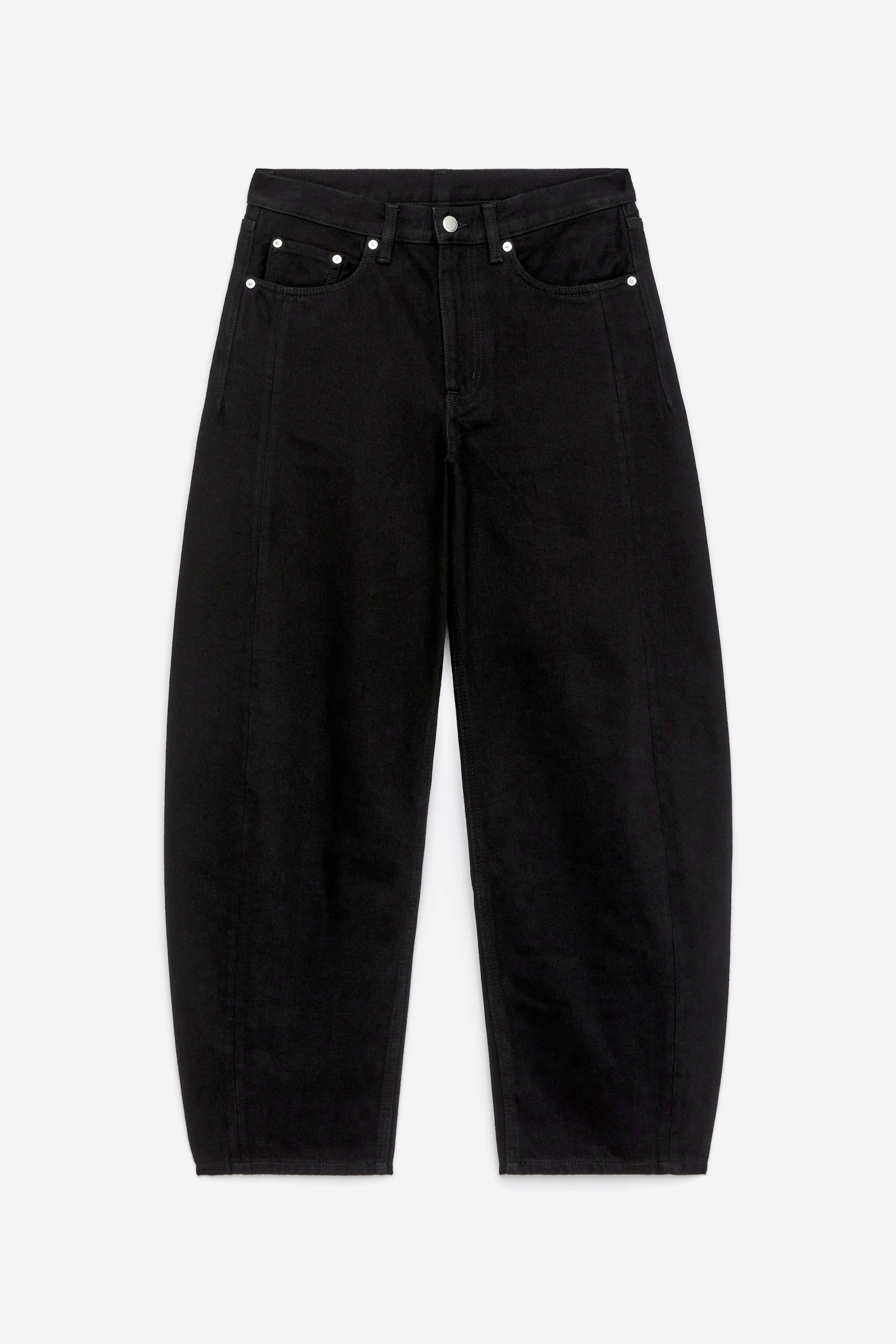 BLOOM Barrel Jeans - Schwarz/Schwarz/Mittelblau/Blau/Weiß