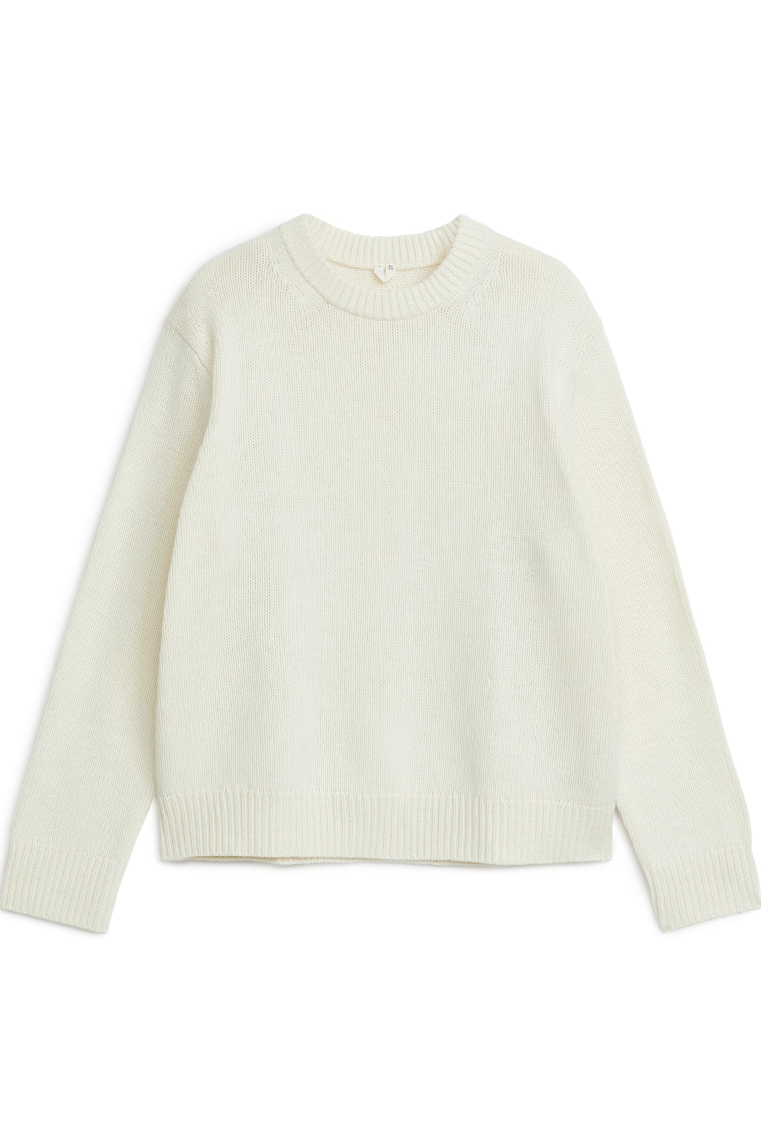 Heavy Knit Wool Blend Jumper - Beige/Blue Melange/Brown/Beige Melange/Grey/Black Melange/Dark Red/Dark Blue - 2