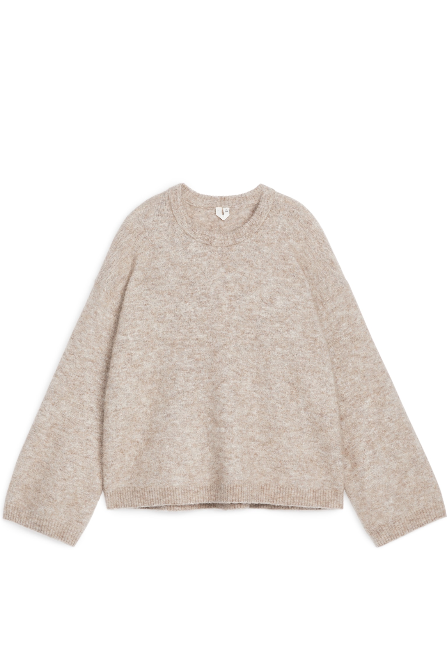 Alpaca-Wool Blend Jumper - Beige/Black/Off White/Pink/Light Grey/Dusty Blue/Dark Yellow/Dark Brown/Dark Green - 2