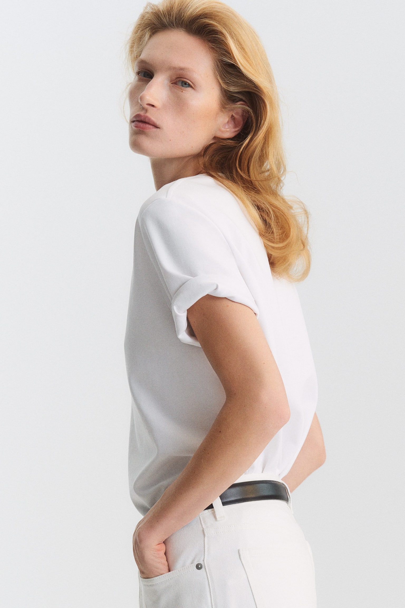 PEARL Schweres T-Shirt - Weiß/Schwarz/Graumeliert/Hellbeige/Rosa/Burgunderrot/Dunkelbraun - 5