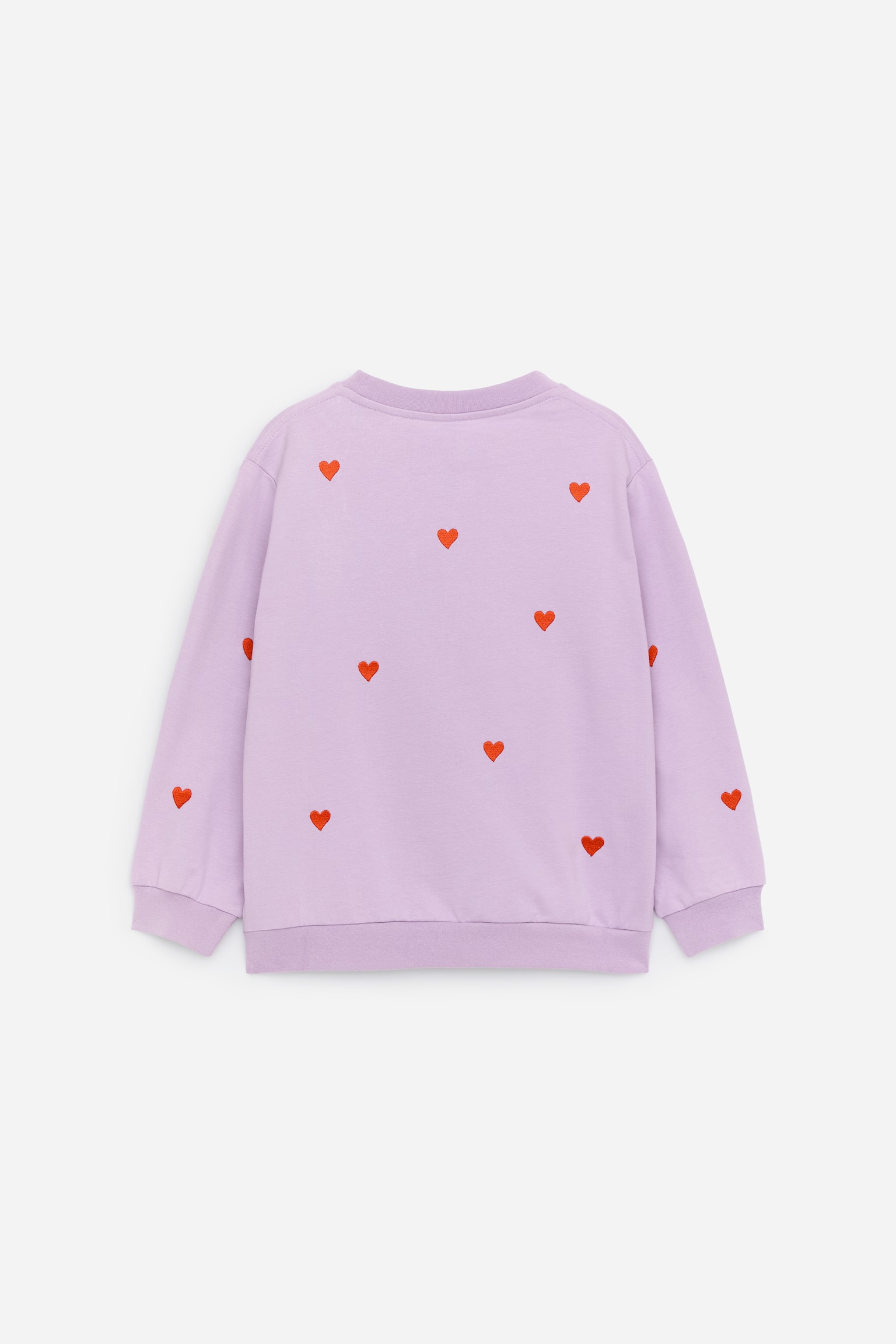 Froteecollegepaita - Liila/punaiset sydämet/Vihreä/Tummansininen/sydämet - 3