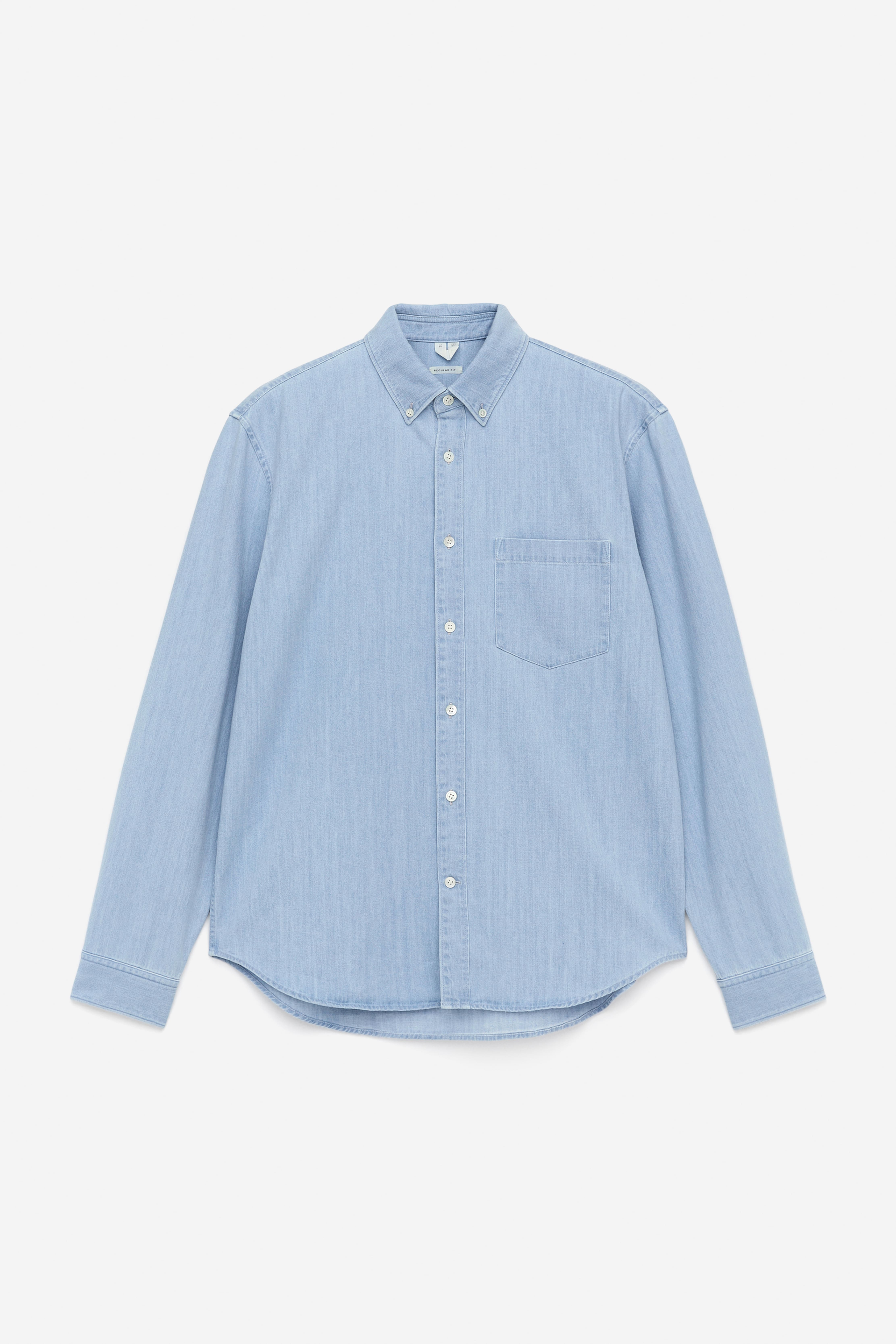 Camicia in denim - Azzurro/Blu lavato/Nero