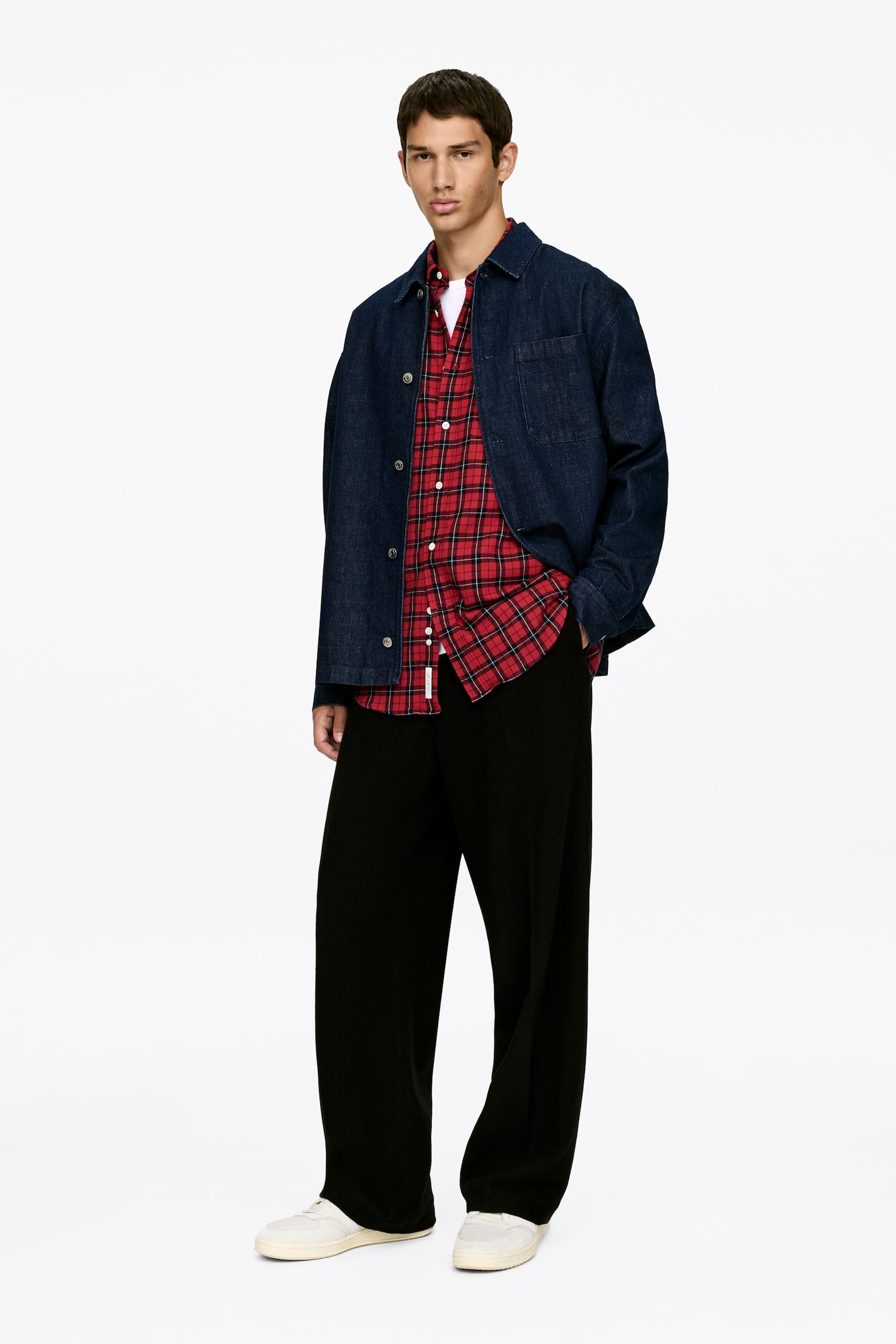 Flanellhemd - Rot/Schwarz - 6