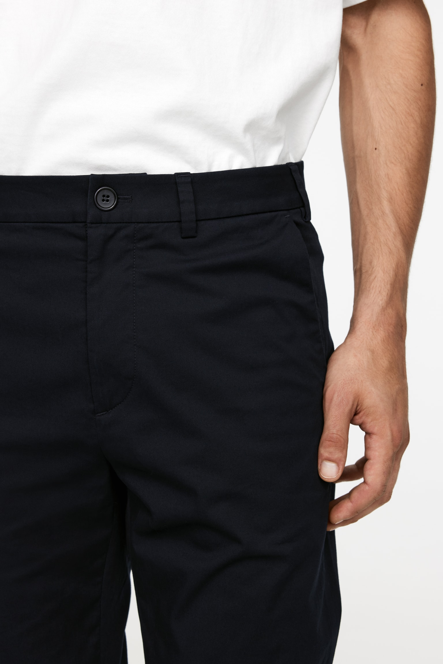 Slim Stretch Chinos - Dark Blue/Khaki Green/Black - 4